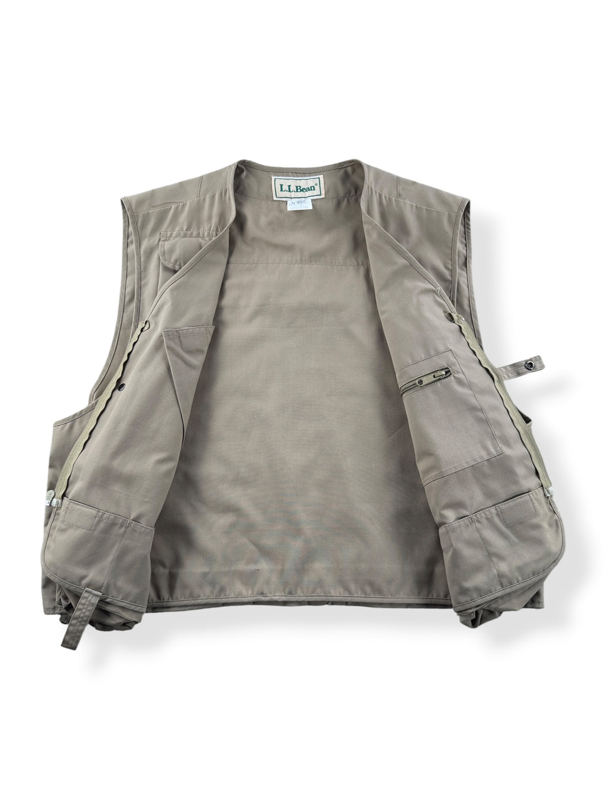 Inside of Vintage L.L. Bean Fishing Vest SZ XL (Fits L)