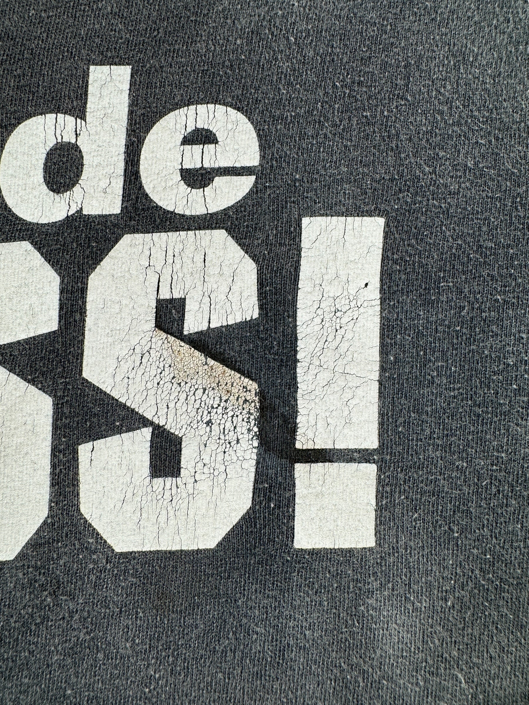 Stain on Vintage Stone Cold 3:16 Tee SZ XL
