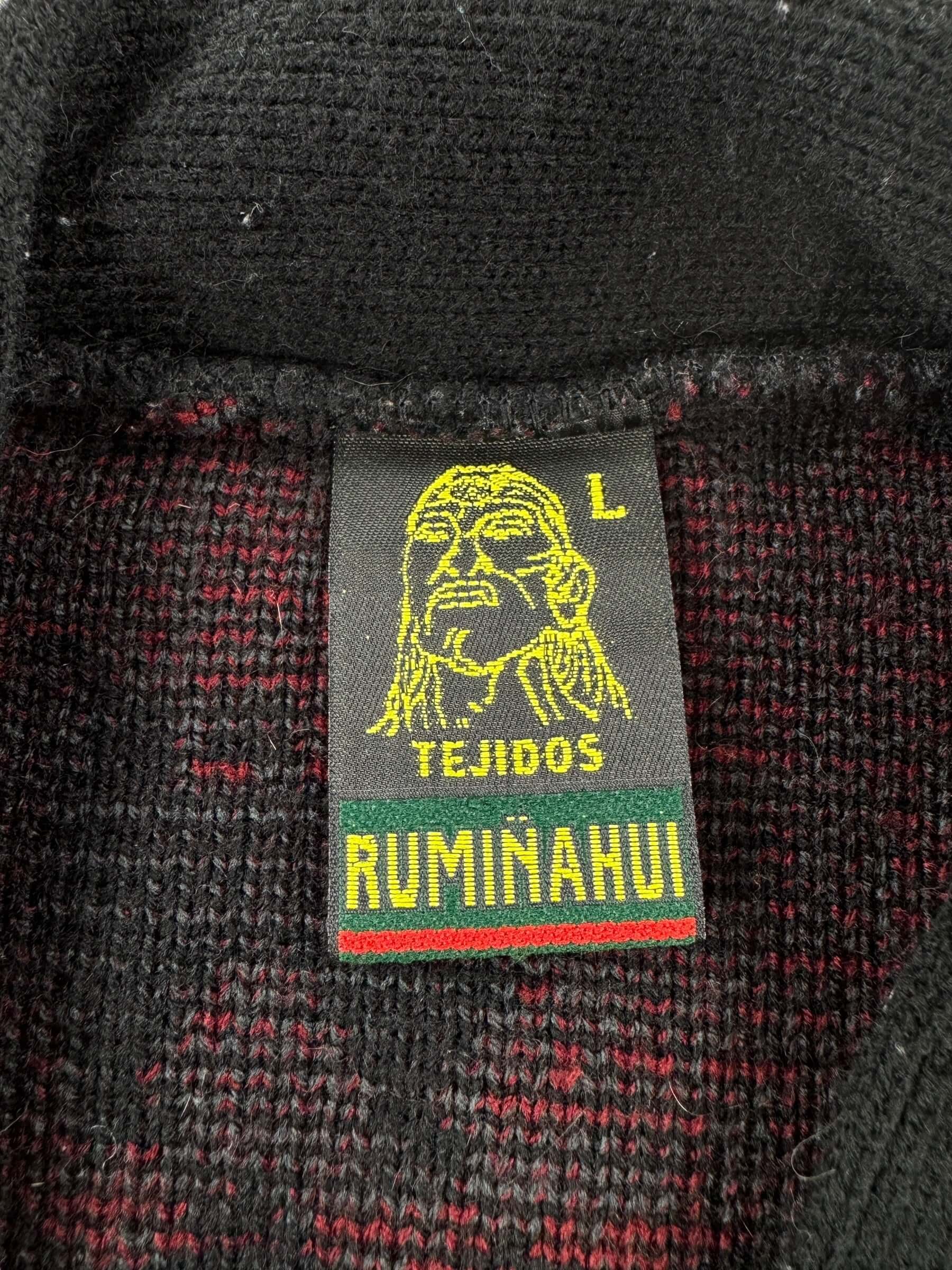 Tag on Vintage Fauxhair Cardigan SZ L