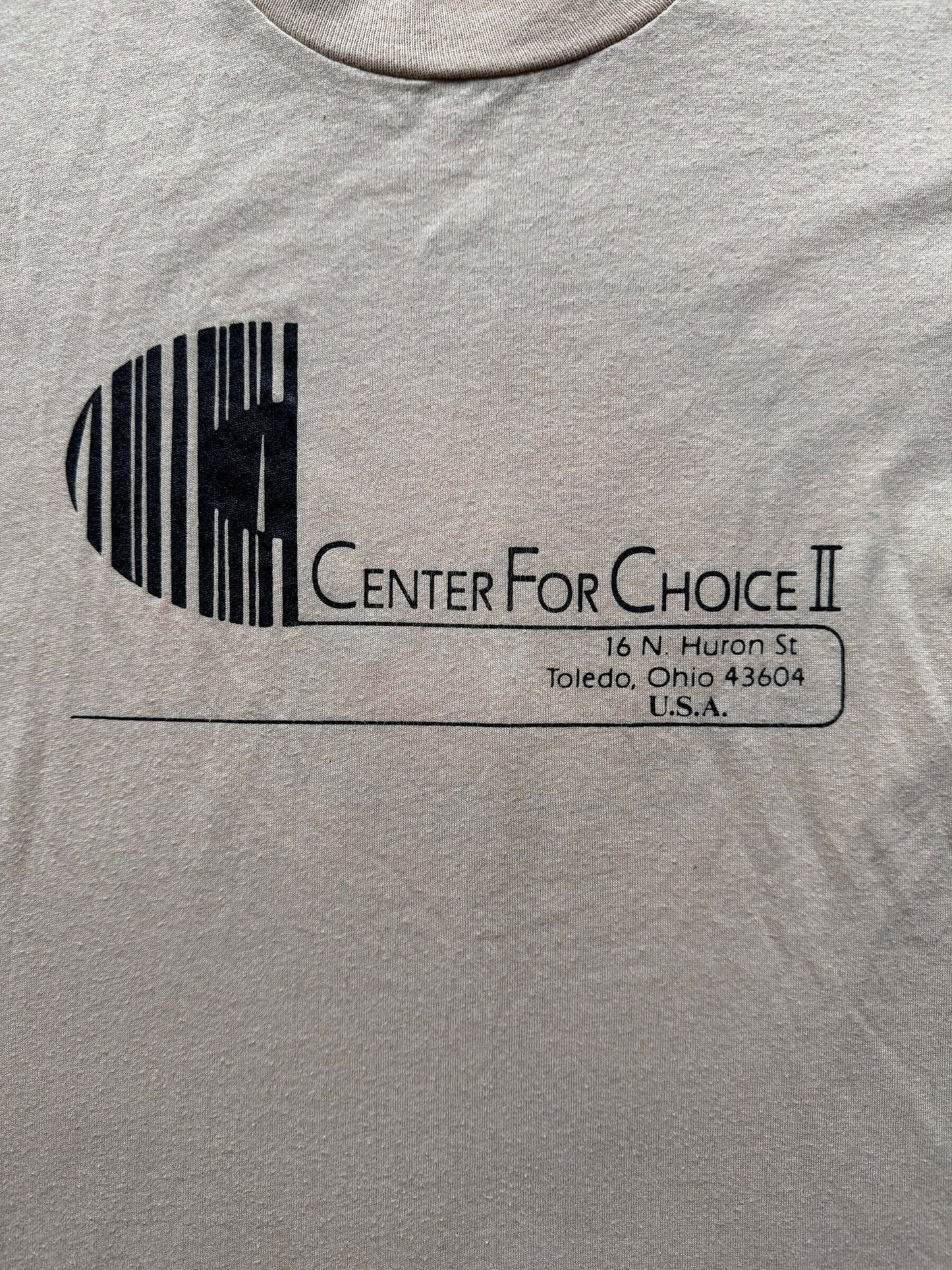 front graphic of Vintage Pro-Choice Tee SZ L