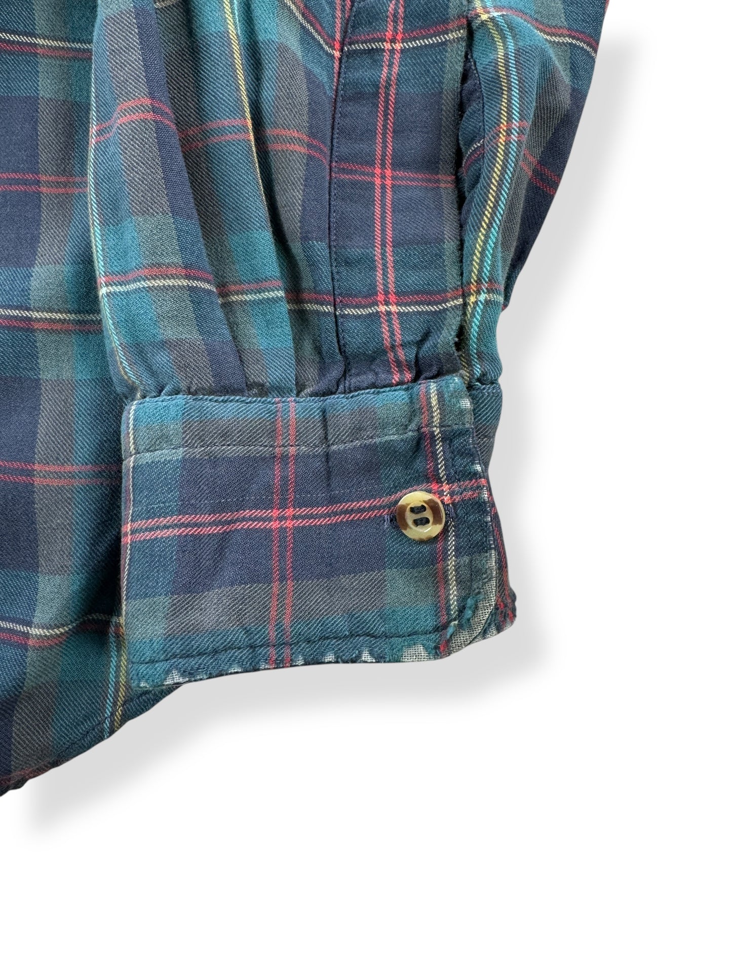 Wear on Vintage LL Bean Rangeley Flannel SZ M Long