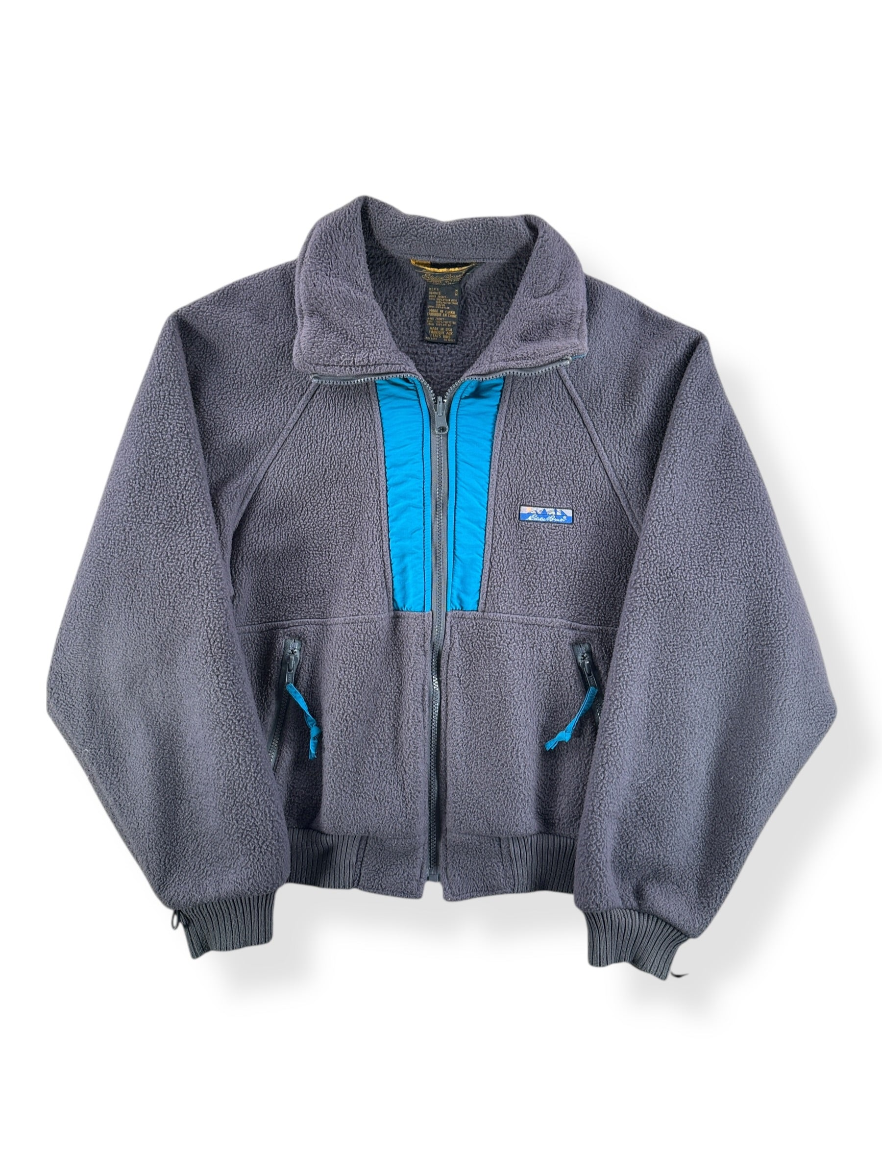 Front of Vintage Eddie Bauer MIUSA Fleece Jacket SZ M