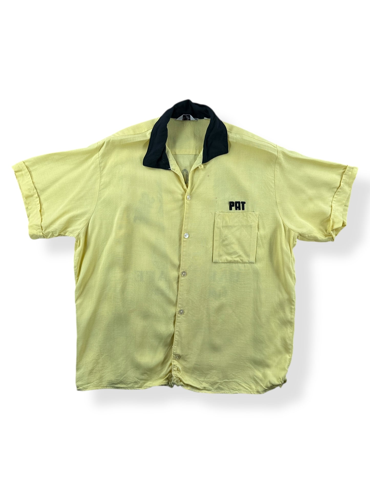 Front of Vintage Hanks North Side Bowling Shirt SZ L