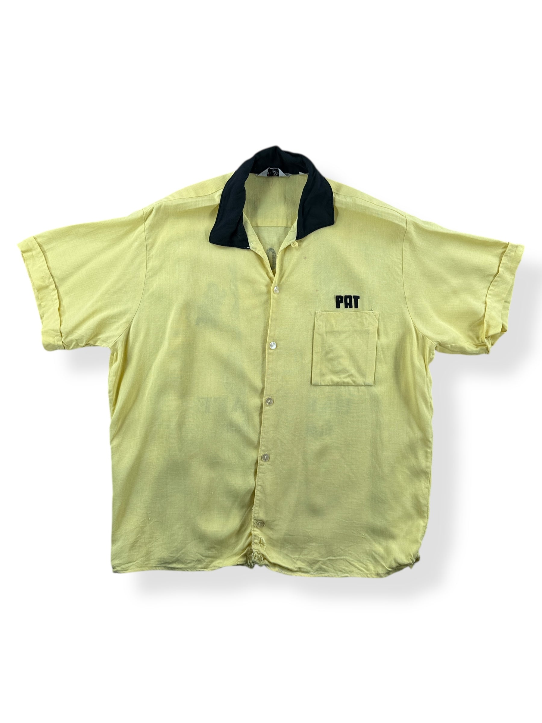 Front of Vintage Hanks North Side Bowling Shirt SZ L