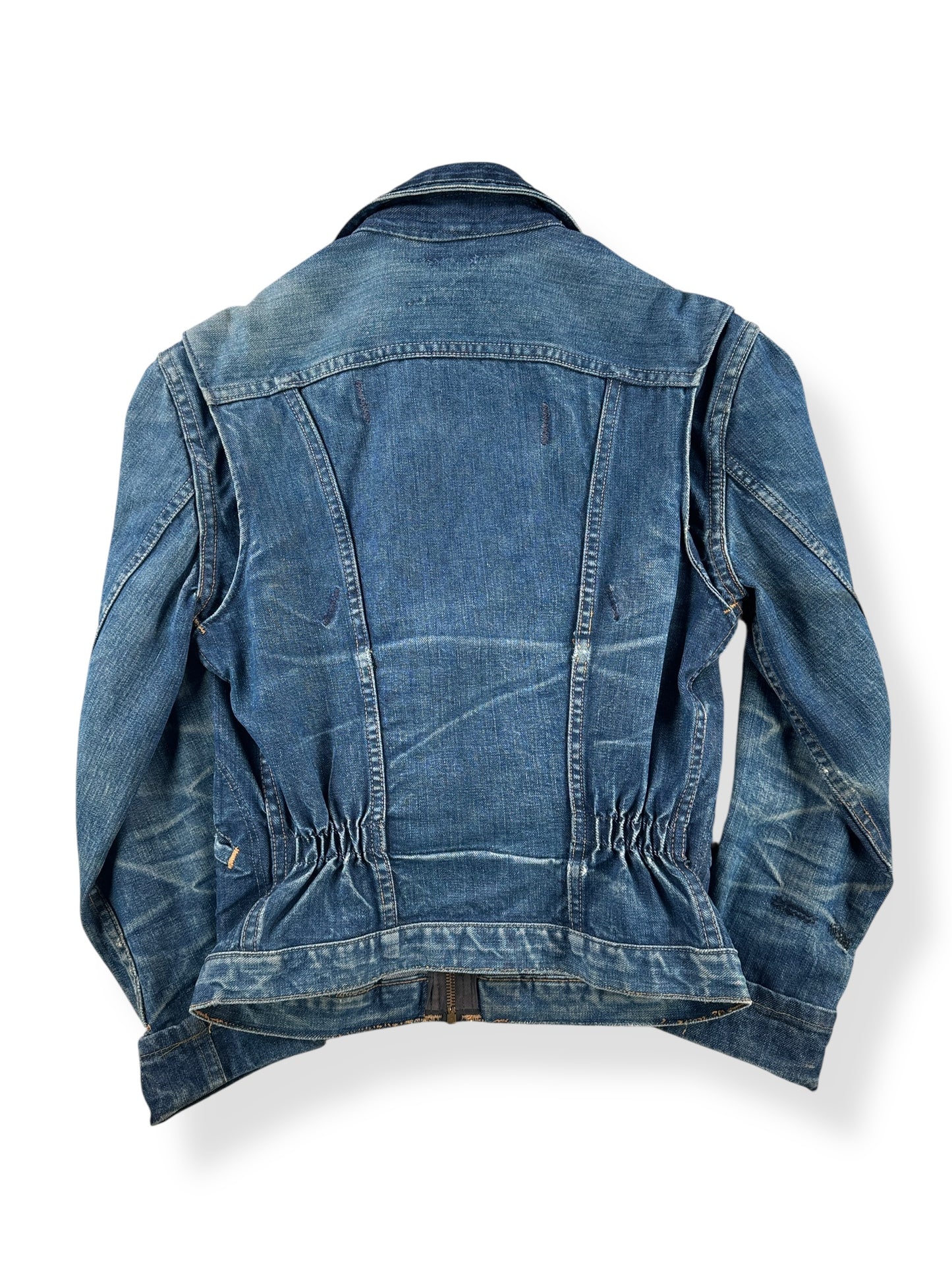 Back of Vintage Wrangler Blue Bell 11MJZ Trucker Jacket SZ 36
