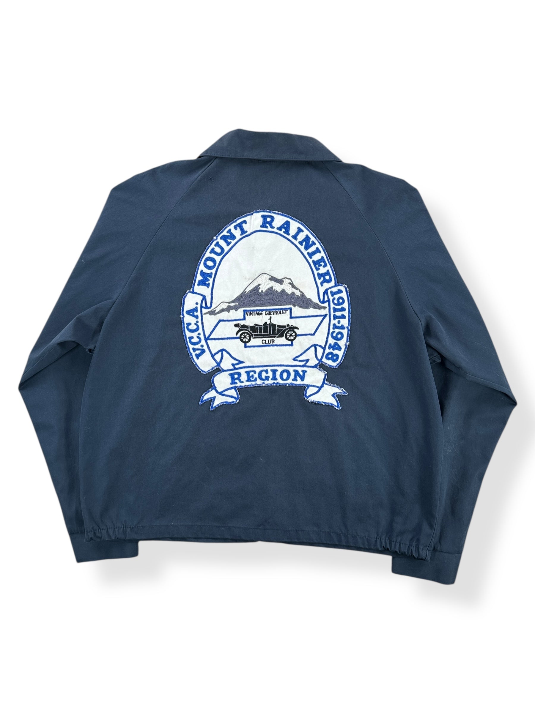 Back of Vintage Car Club Jacket SZ L
