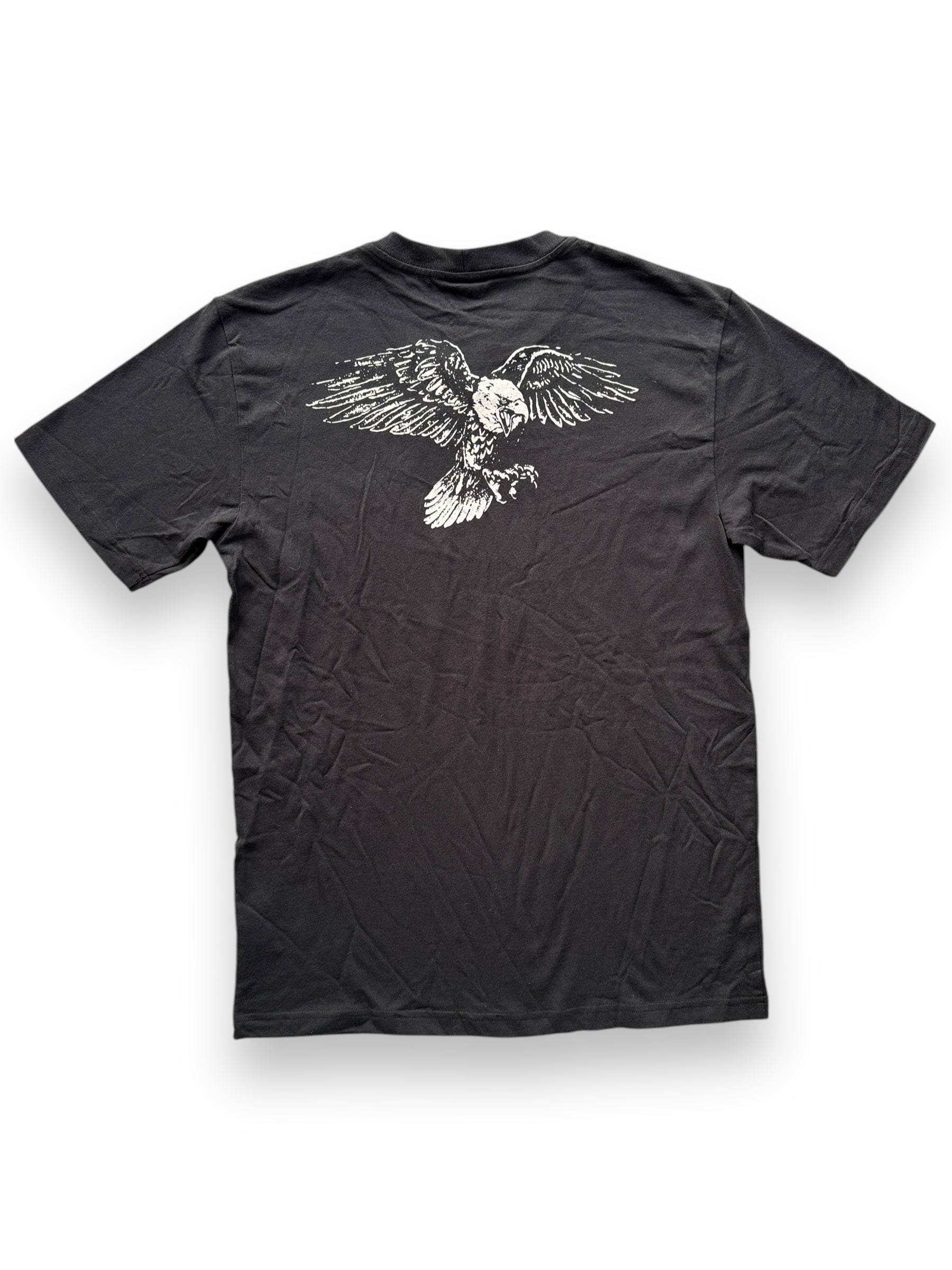 back of NWT Black Filson Eagle Tee SZ S