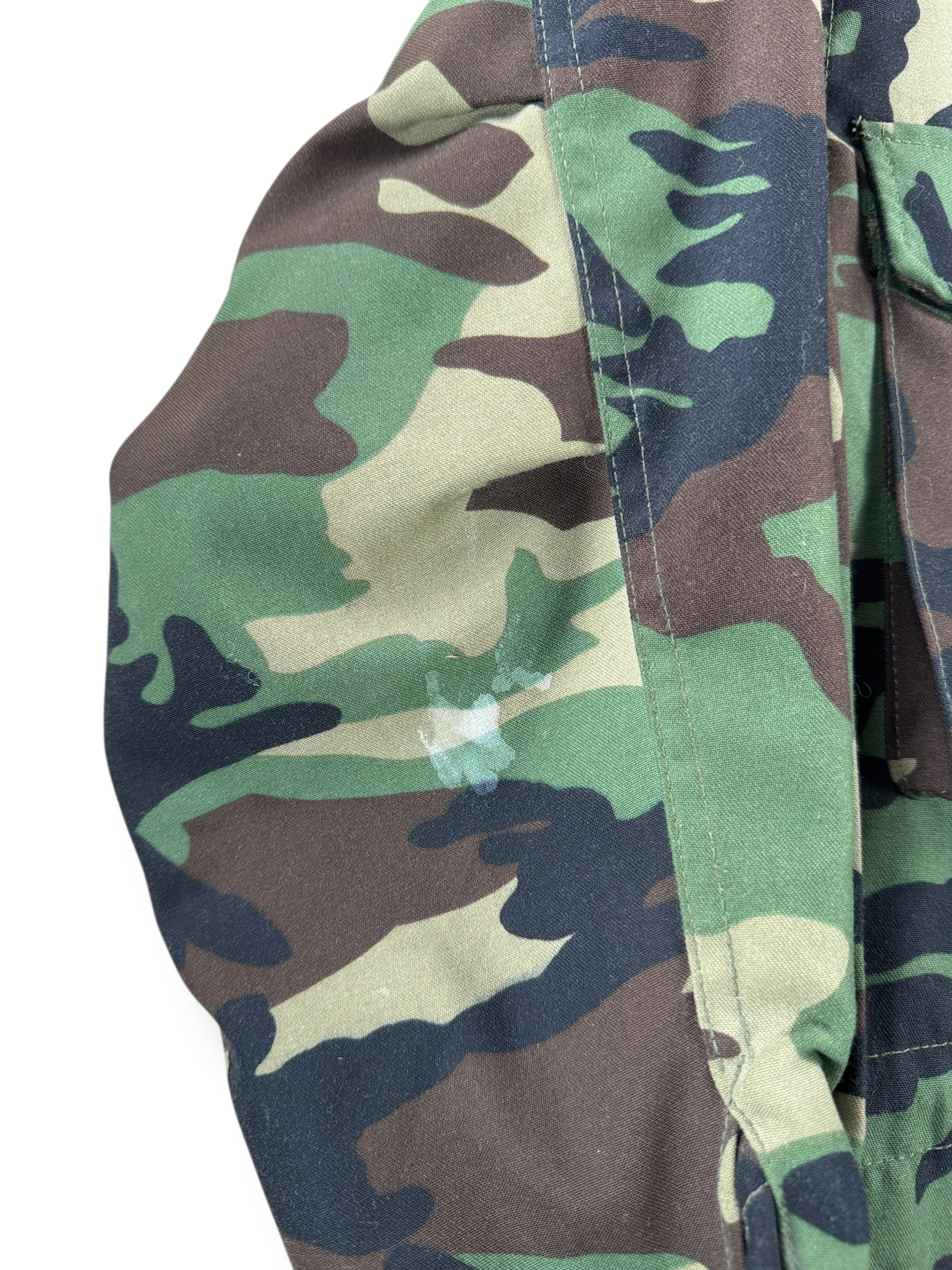 Paint on Vintage Korean Camo Field Jacket SZ L