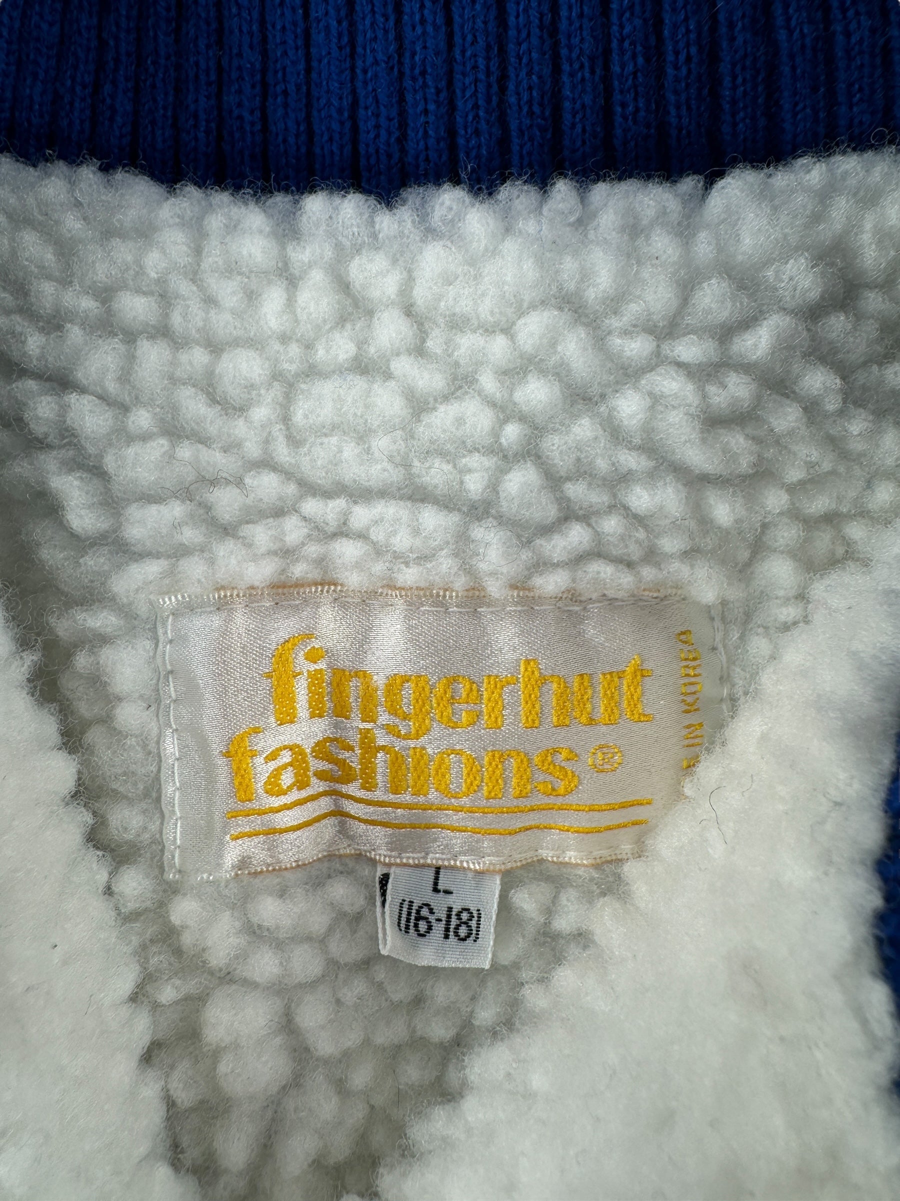 Tag on Vintage Fingerhut Fashions Shearling Lined Sweater SZ M AS IS