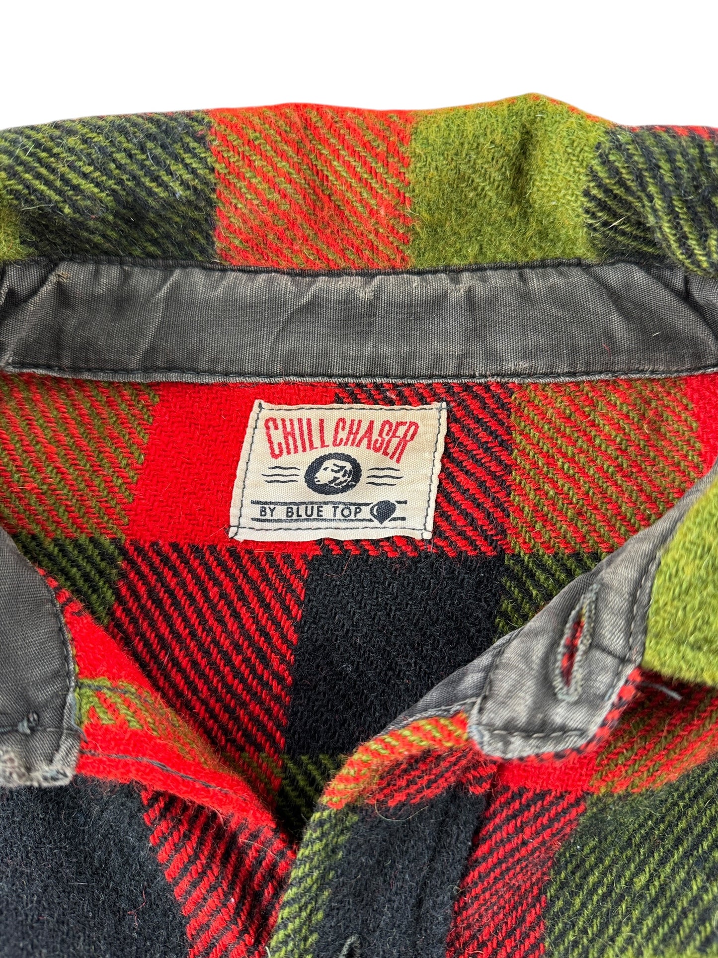 Tag on Vintage Chill Chaser Wool Flannel SZ L