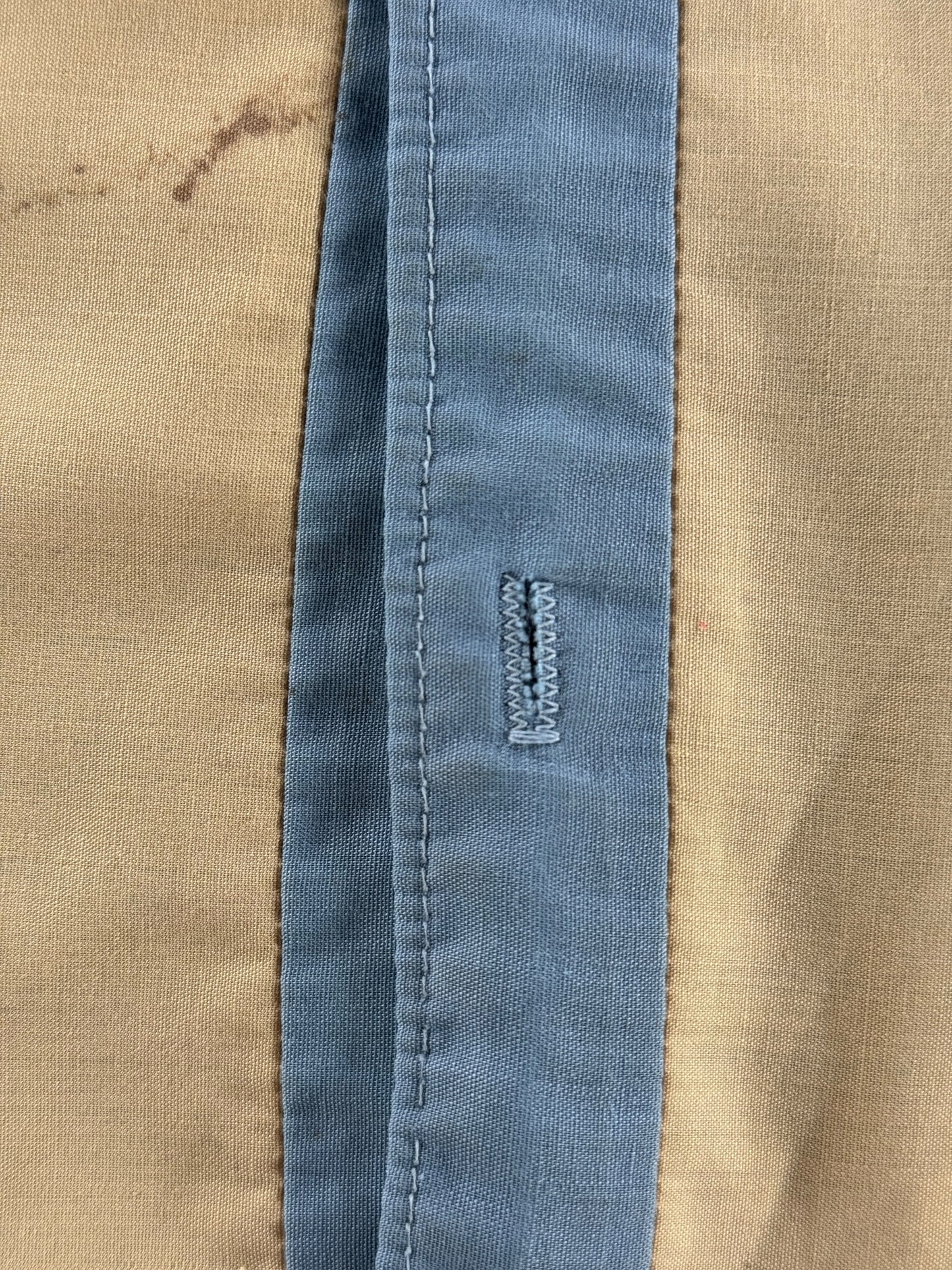 Missing Button on Vintage Lancer Inner Router Button Up Shirt SZ S - AS IS