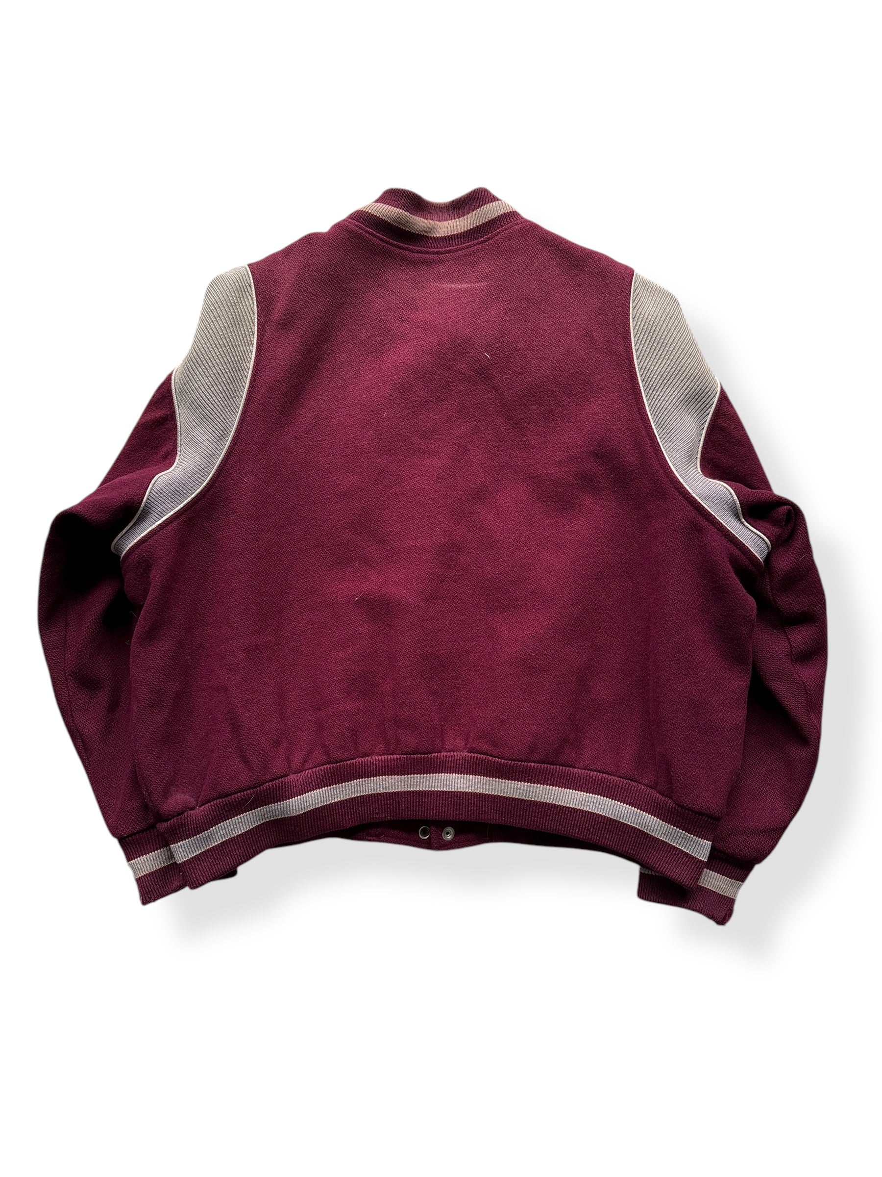 Back of Vintage W Varsity Jacket SZ XXL
