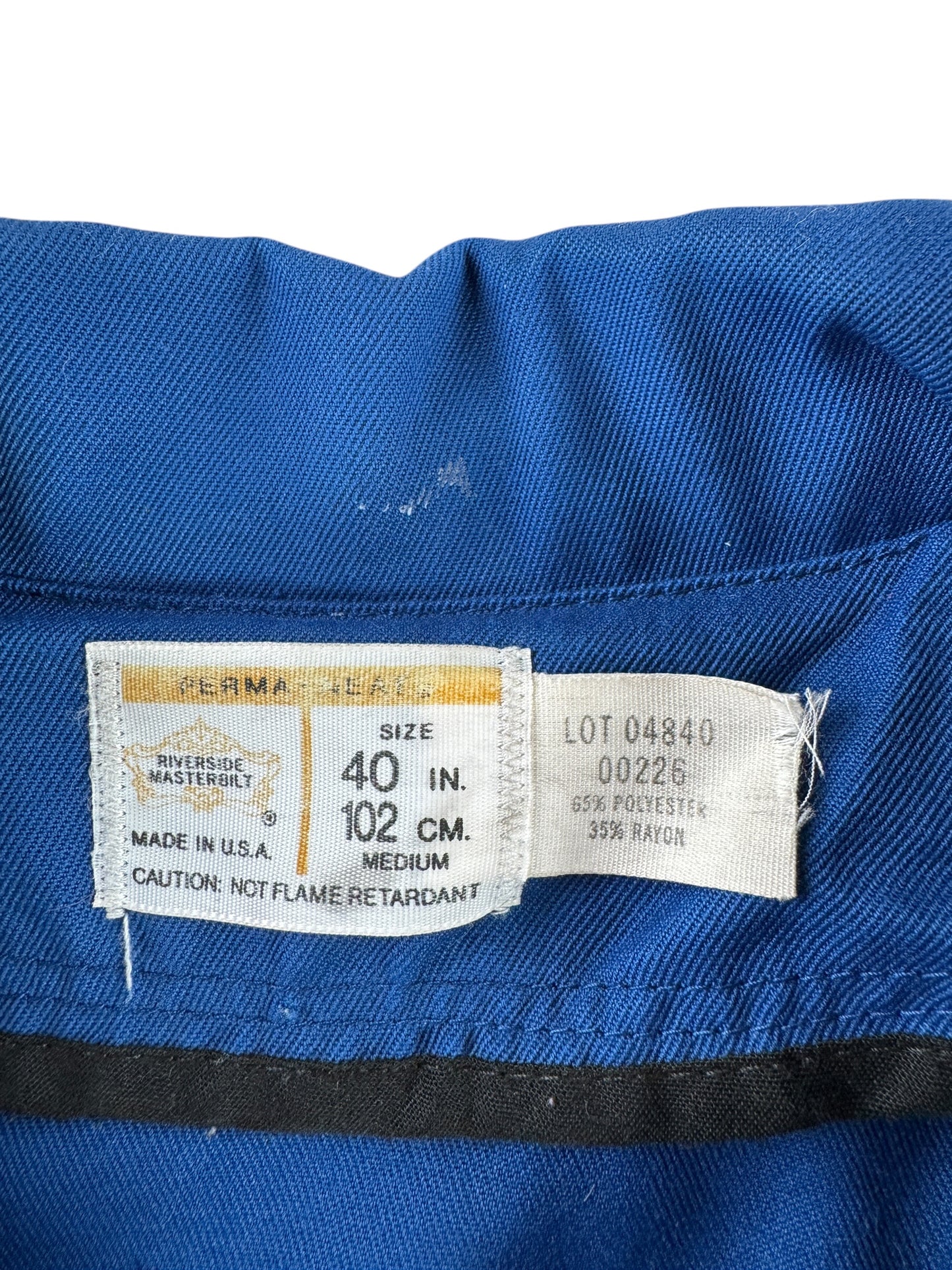 Tag on Vintage Patched Gas Station Jacket SZ M