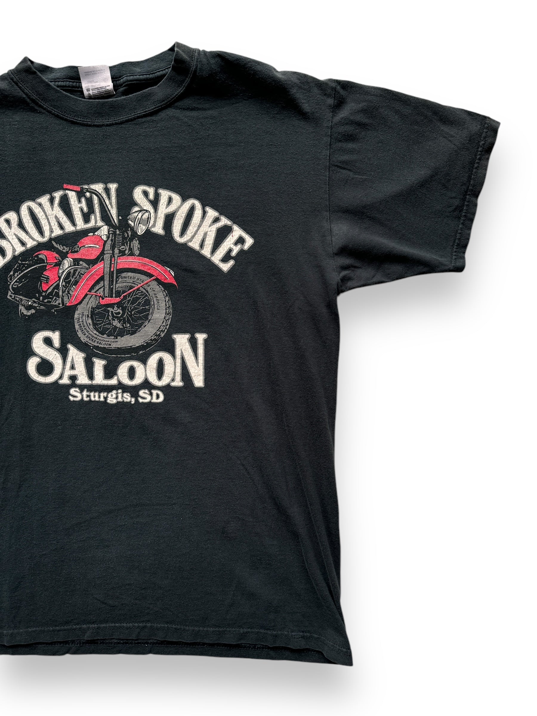 front left of Vintage Broken Spoke Saloon Sturgis Tee SZ L