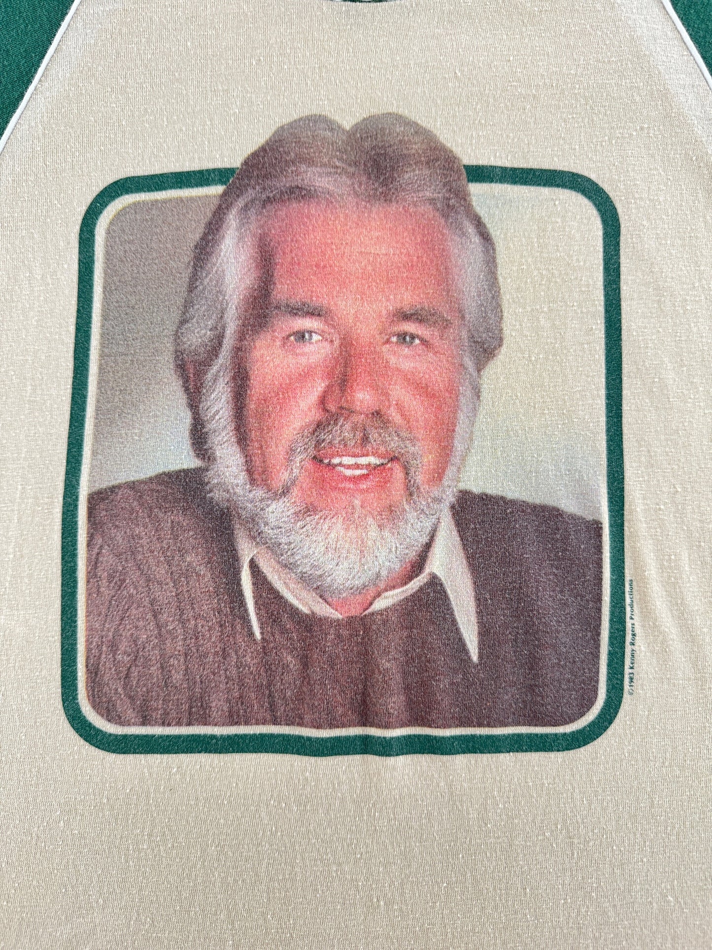 Front grahic on Vintage Kenny Rodgers Tee SZ M (Fits S)