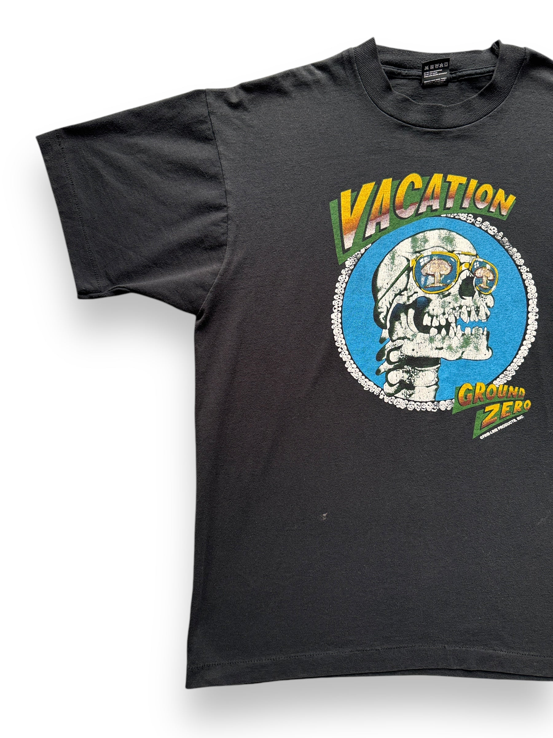 front right of Vintage Vacation Ground Zero Tee SZ XL