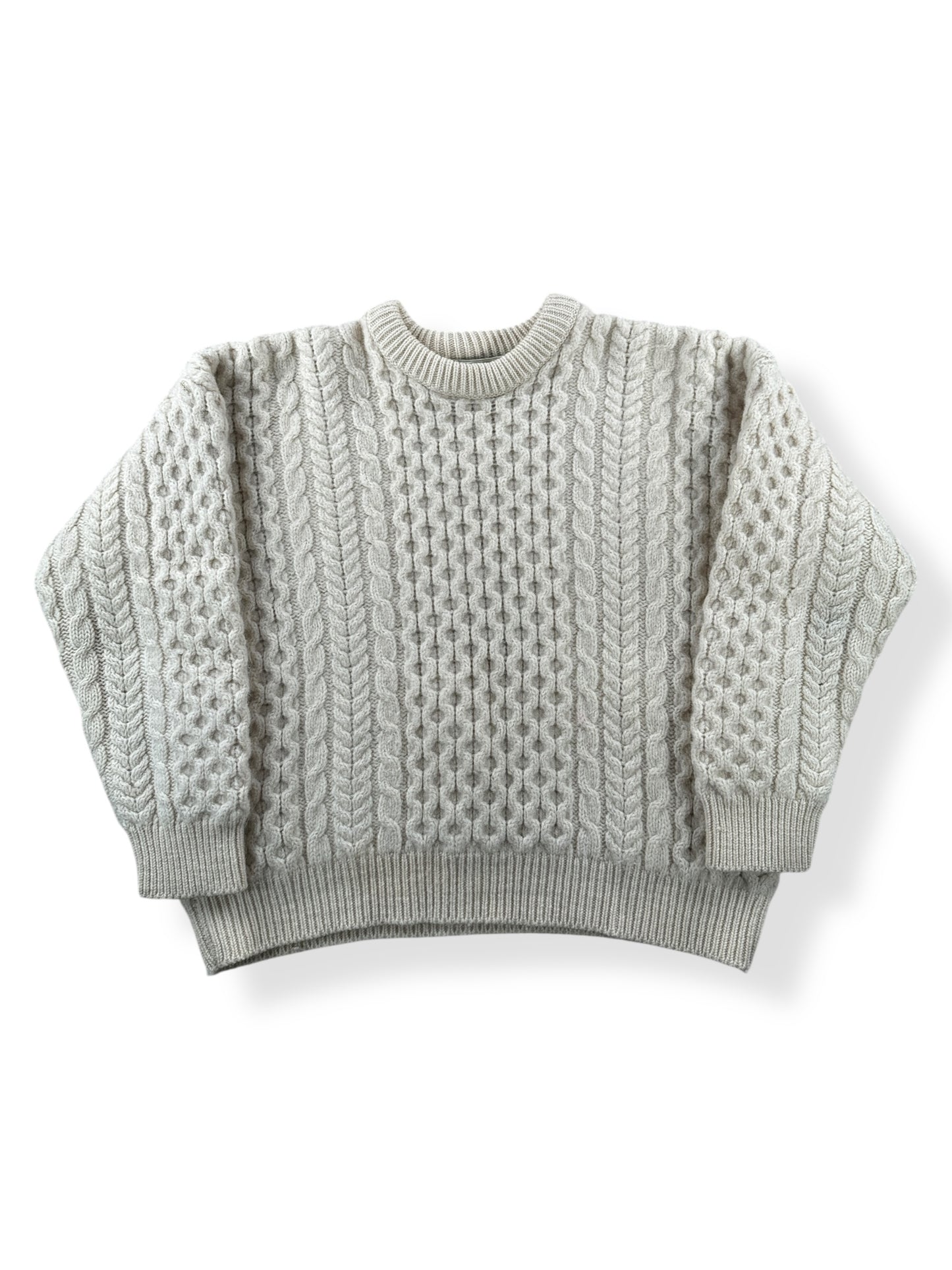 Front of Vintage Irish Wool Sweater SZ 40