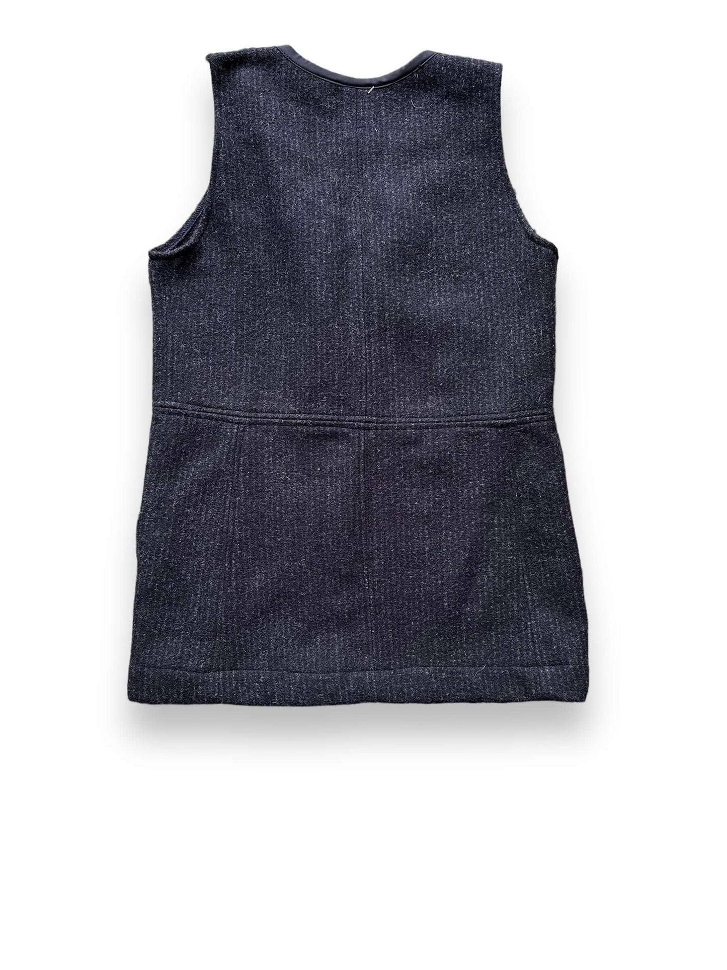 Rear View of Filson Rope Stripe Vest SZ SM |  Filson Workwear Seattle