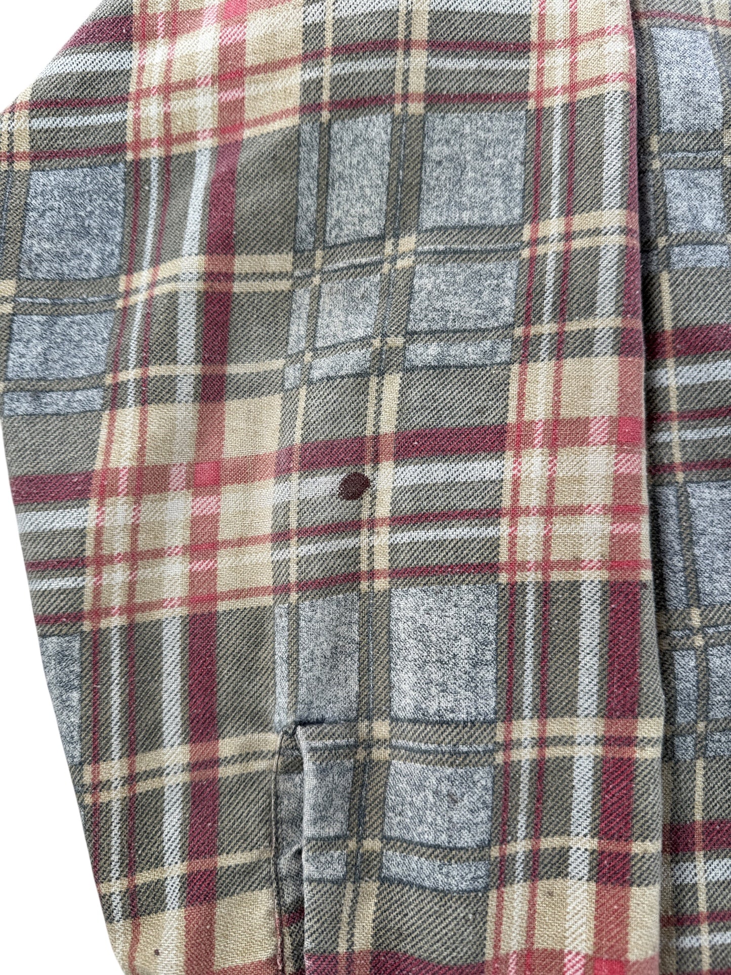 Vintage Printed Sears Flannel SZ XL - AS IS