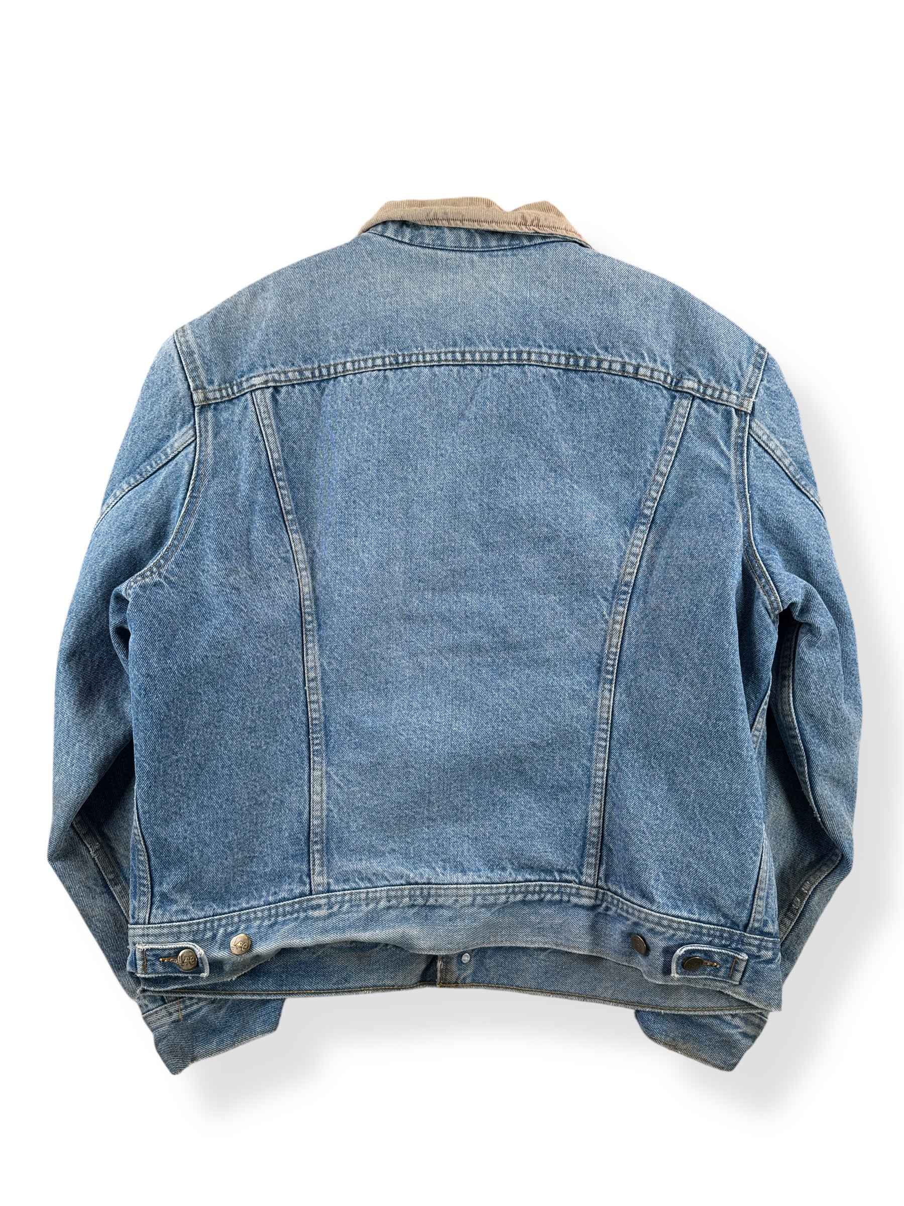 Back of Vintage Canadian Made Lee Storm Rider Denim Jacket SZ 44