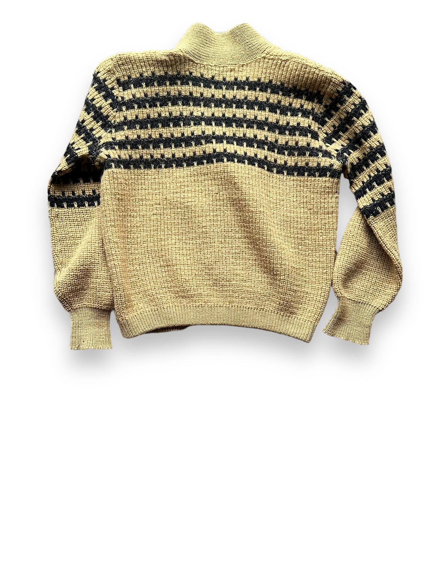 Rear View of Vintage Kennedys Wool Sweater SZ L | Vintage Cardigan Sweaters Seattle | Barn Owl Vintage Seattle