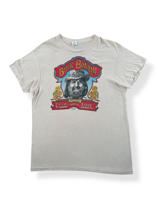 Front of Vintage Willie Nelson Honeysuckle Rose Buck Bonham Promo Tee SZ M