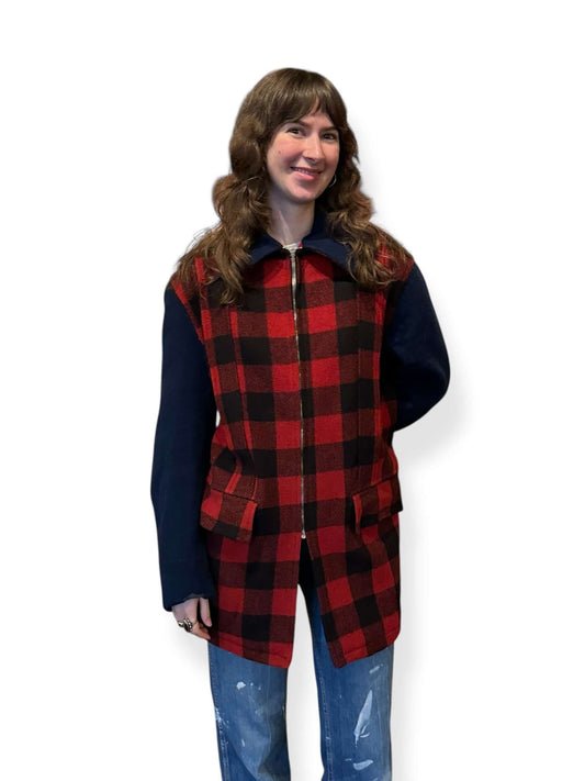 Front of Vintage 40s Winbrooke Wool Coat SZ L