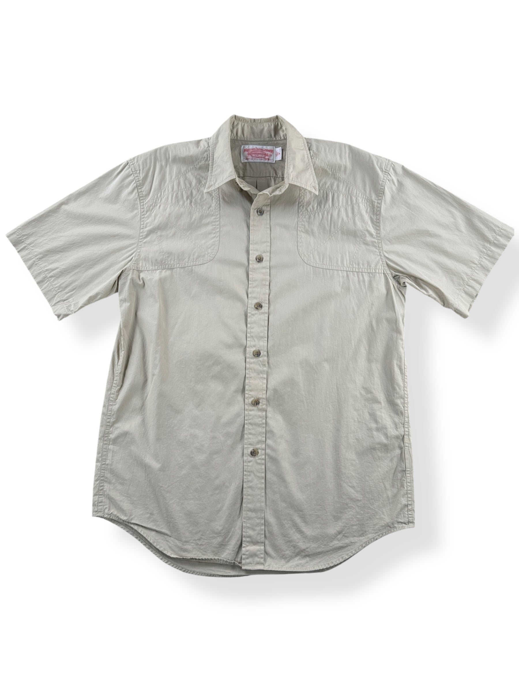 Front of Filson Short Sleeve Shooting Shirt SZ M