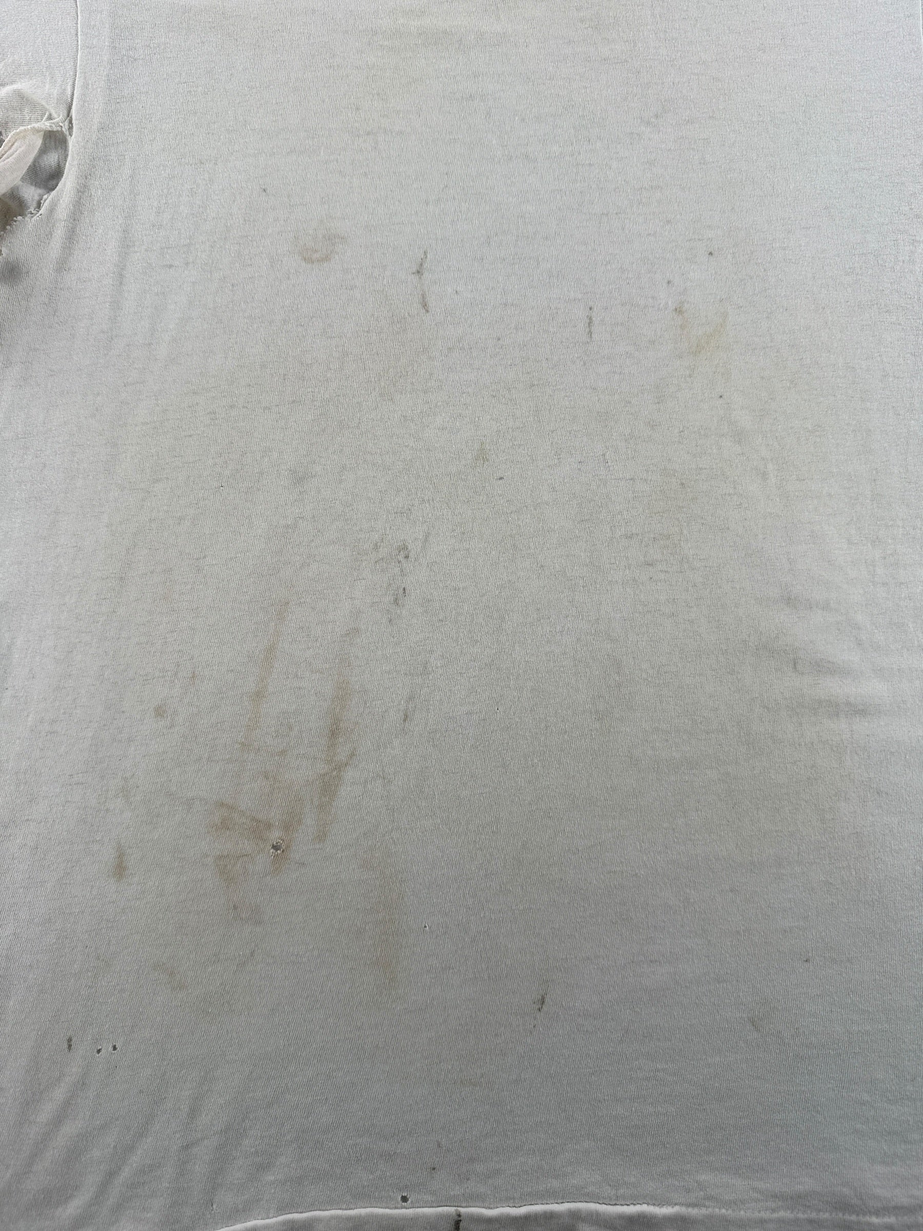 Stains on Vintage Hanes Blank Thrasher Tee SZ L (Fits M/L)