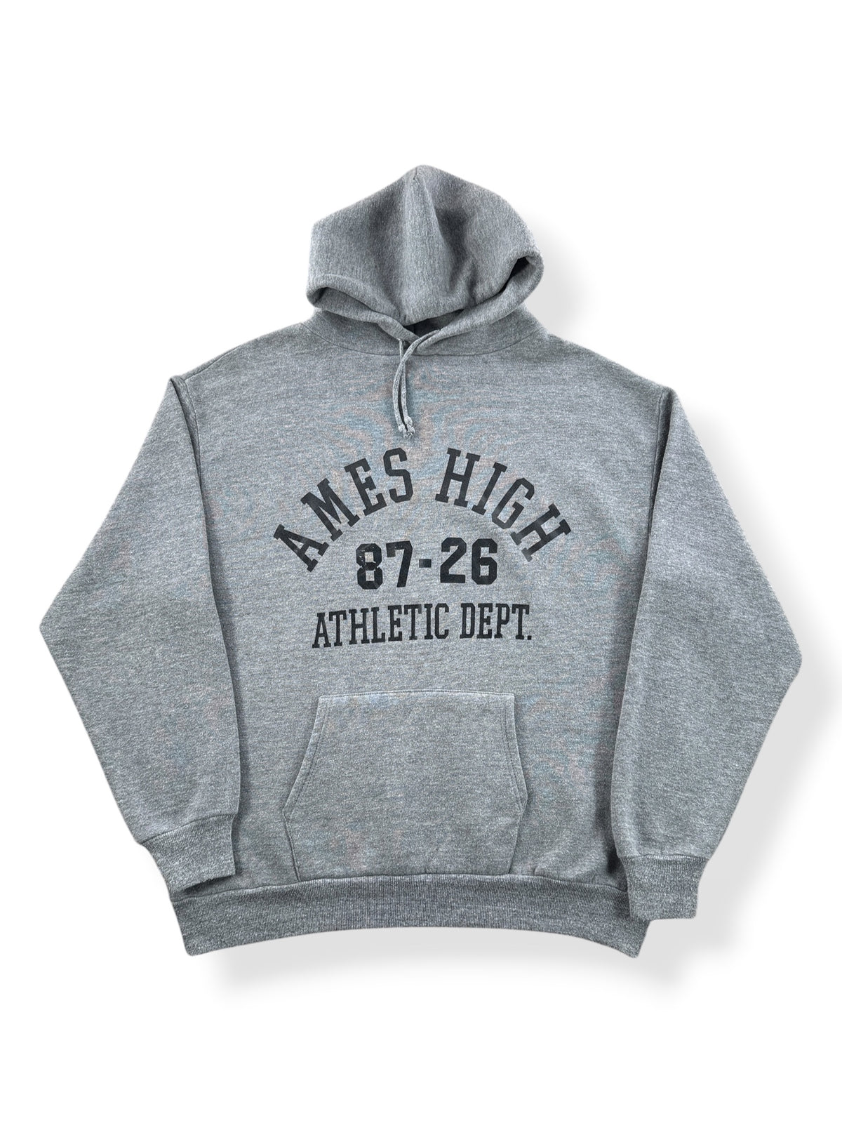 Front of Vintage Ames High Hoodie SZ XL (Fits M)