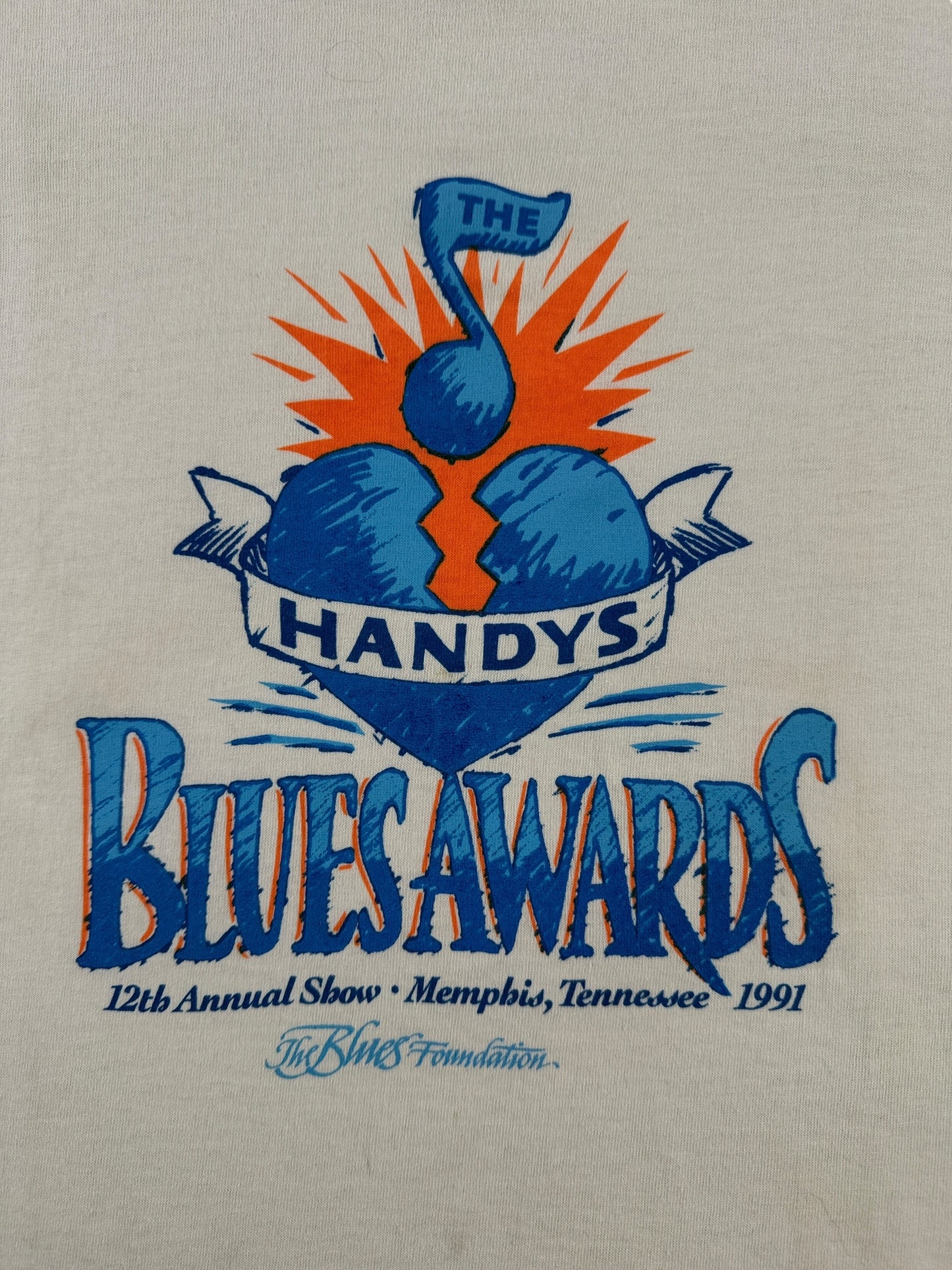Front Graphic of Handys Blues Awards Tee SZ XL