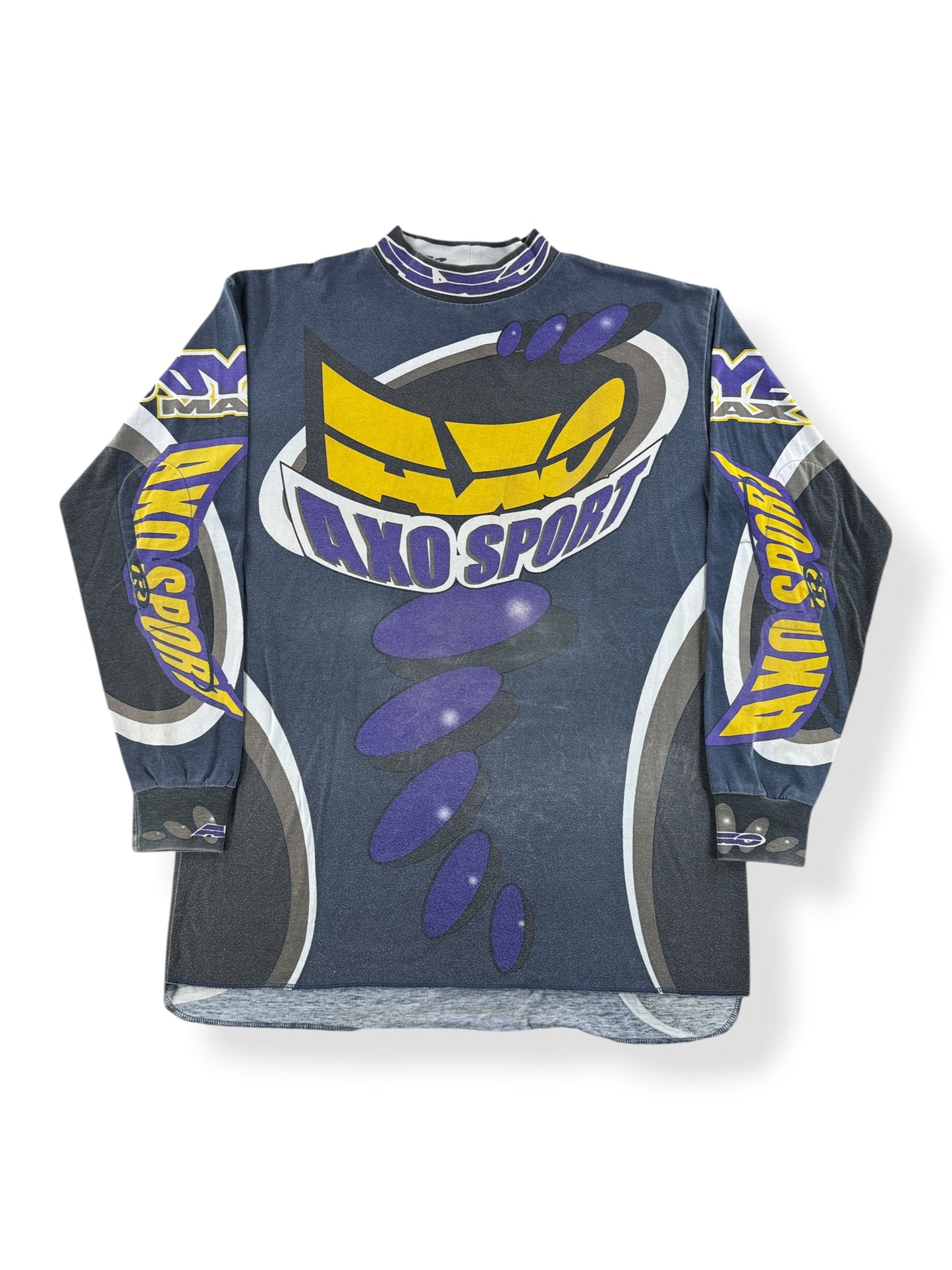 Front of Vintage AXO Sport Racing Jersey SZ L