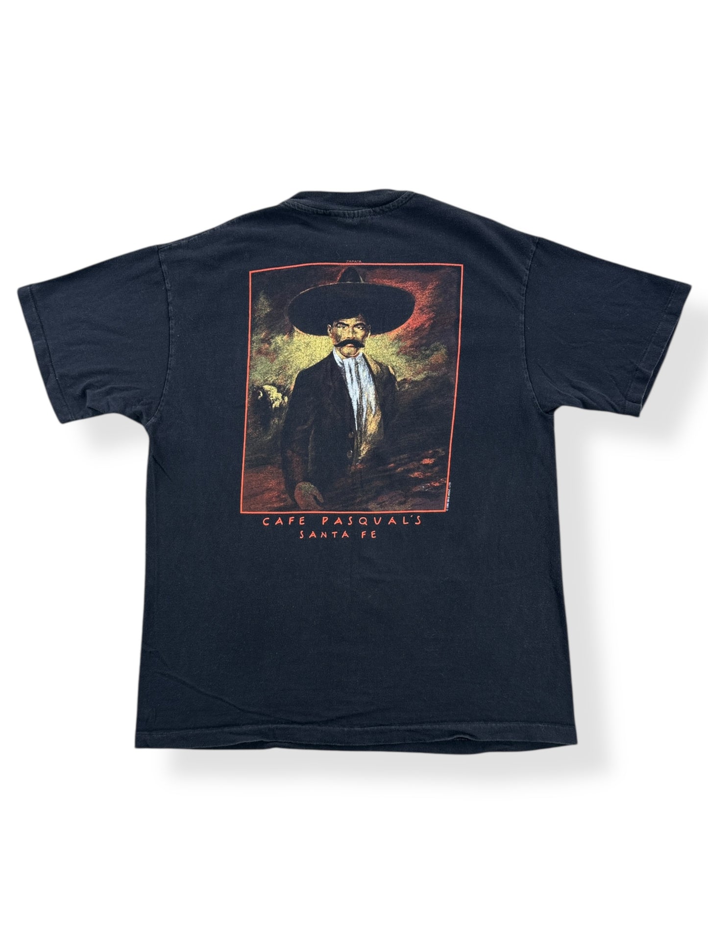 Back of Vintage Cafe Pasquals Santa Fe Tee SZ L