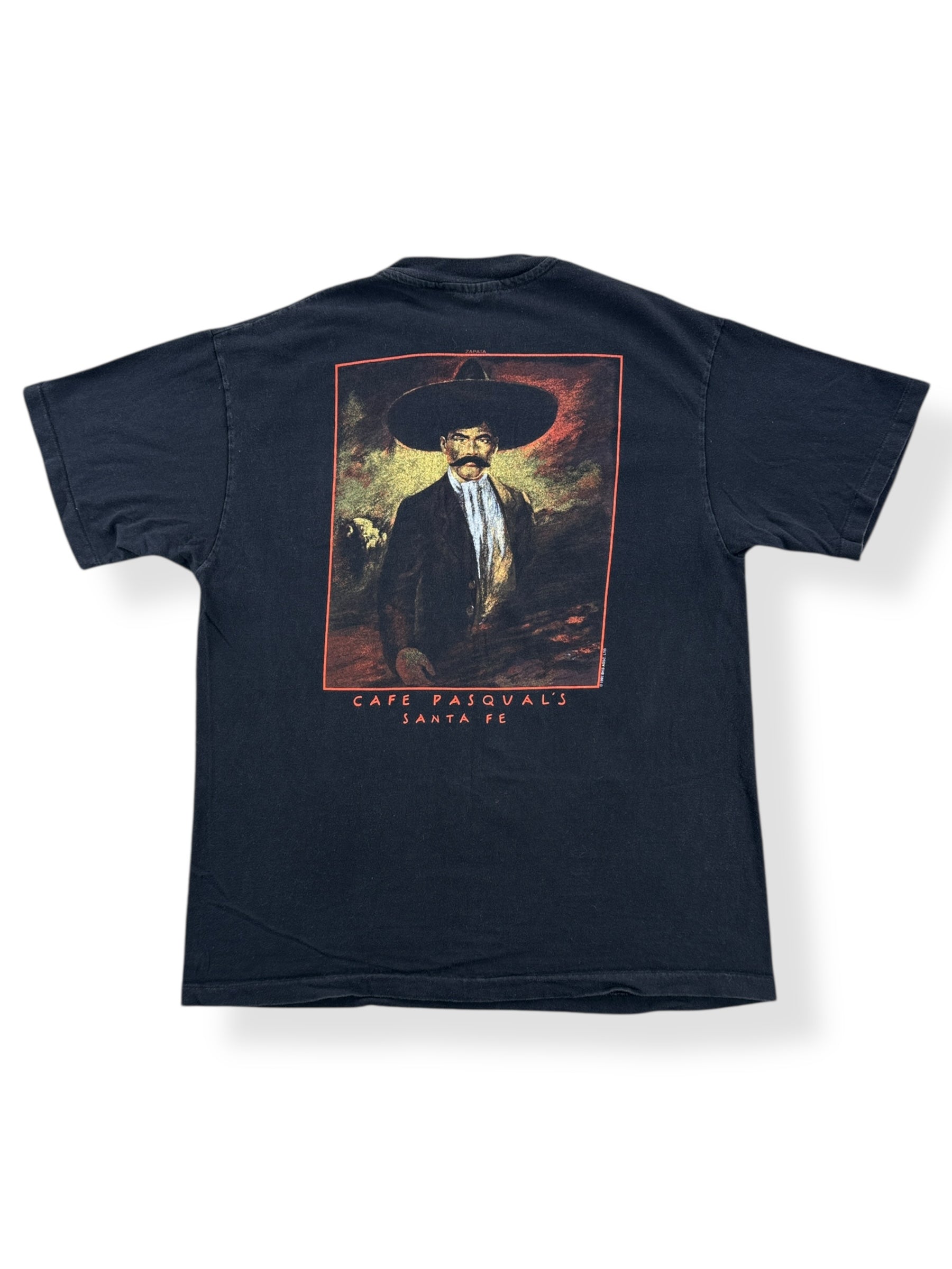 Back of Vintage Cafe Pasquals Santa Fe Tee SZ L
