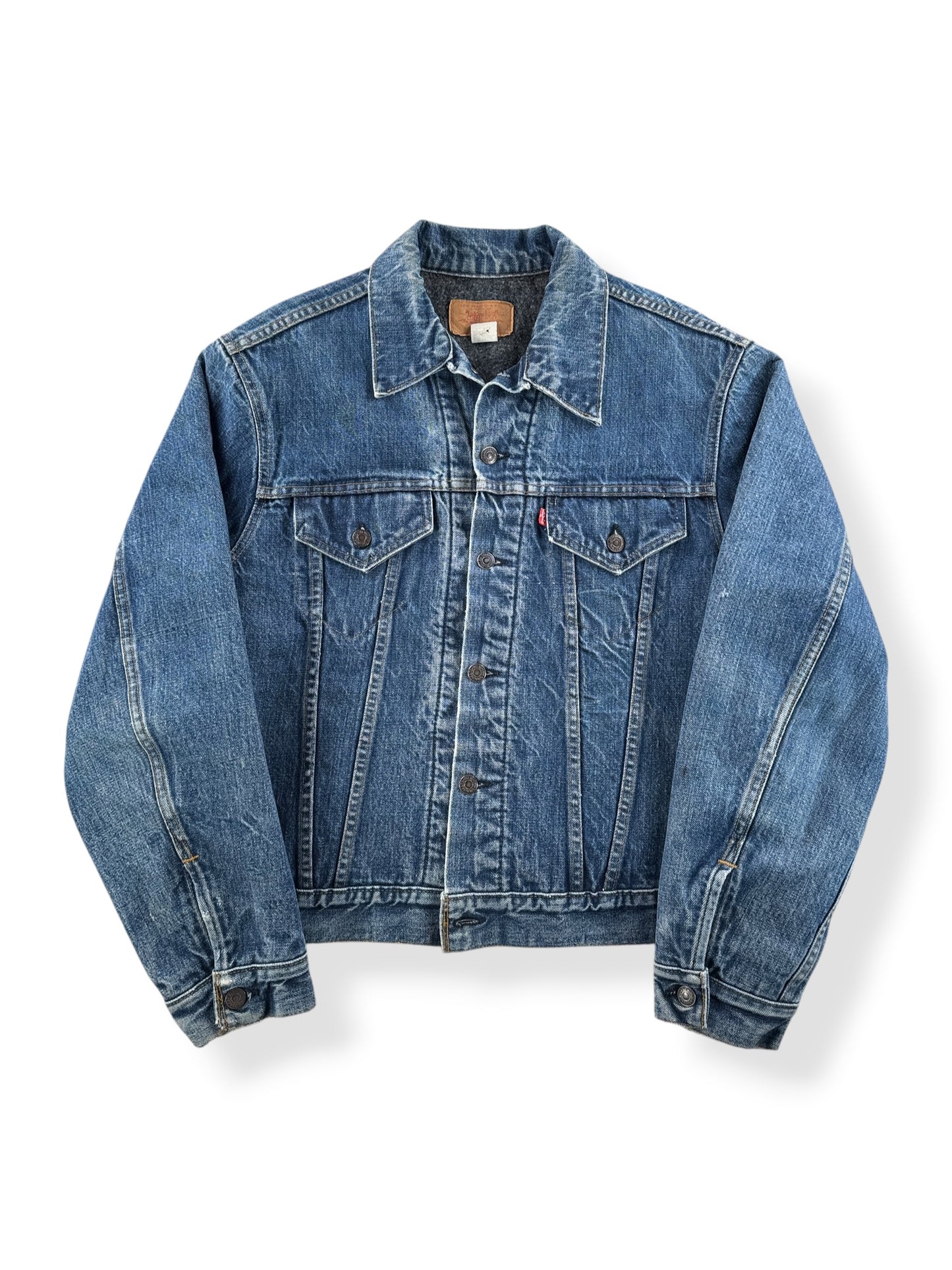 Vintage 70s Levi's Blanket Lined Trucker Jacket SZ L