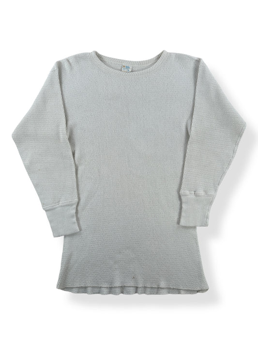 Front of Vintage 100% Cotton Waffle Thermal SZ S
