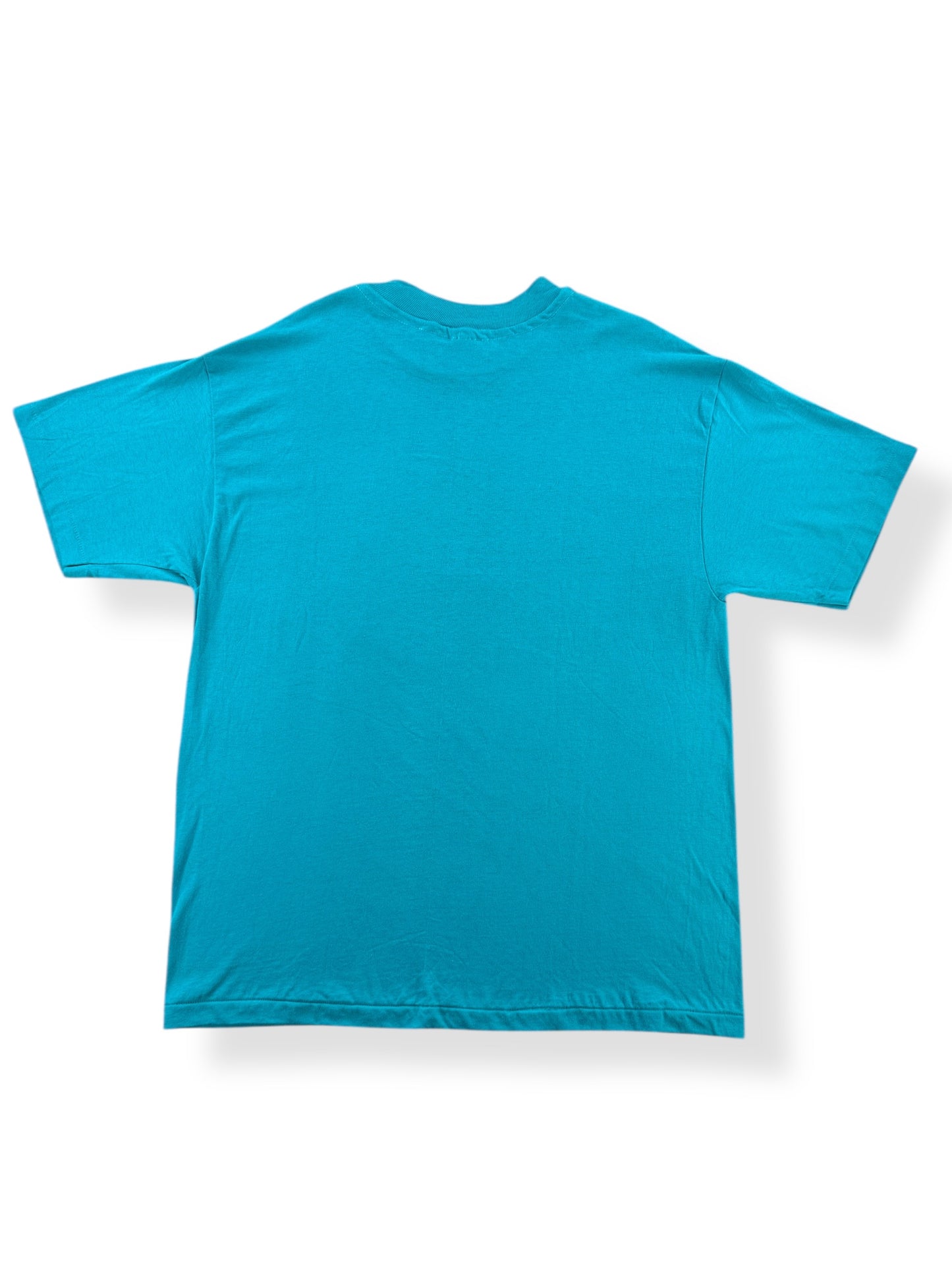 Back of Vintage Puffy Print Val-Air Tee SZ L