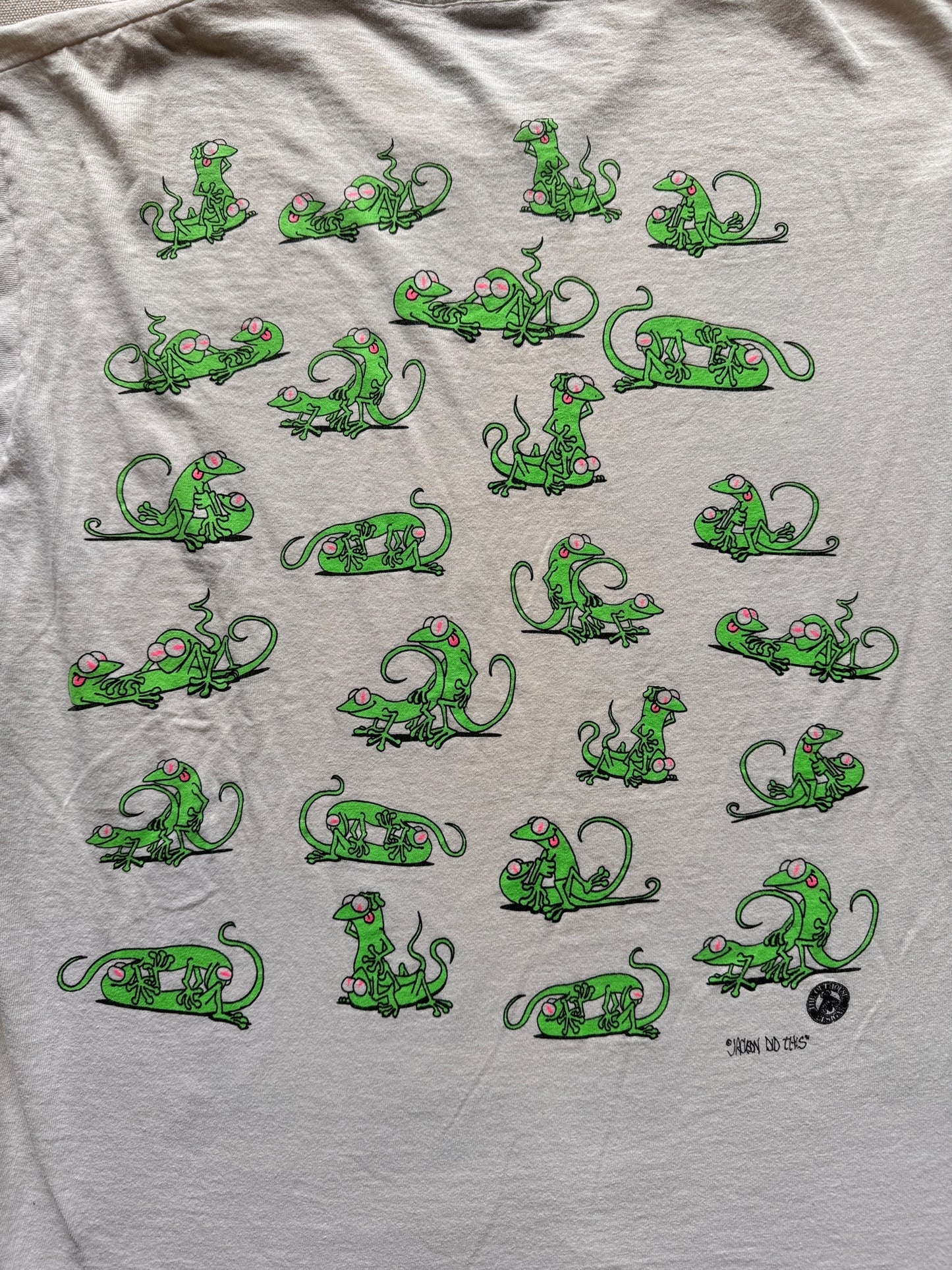 back graphic of Vintage Sun Valley Lizards Tee SZ L