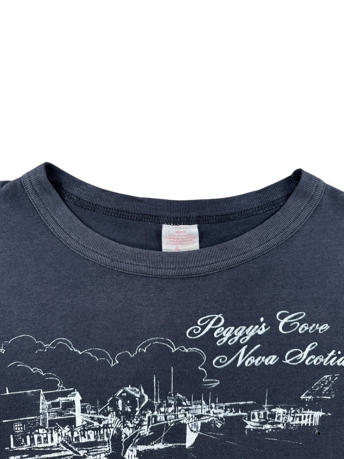Collar on Vintage Nova Scotia Tee XL