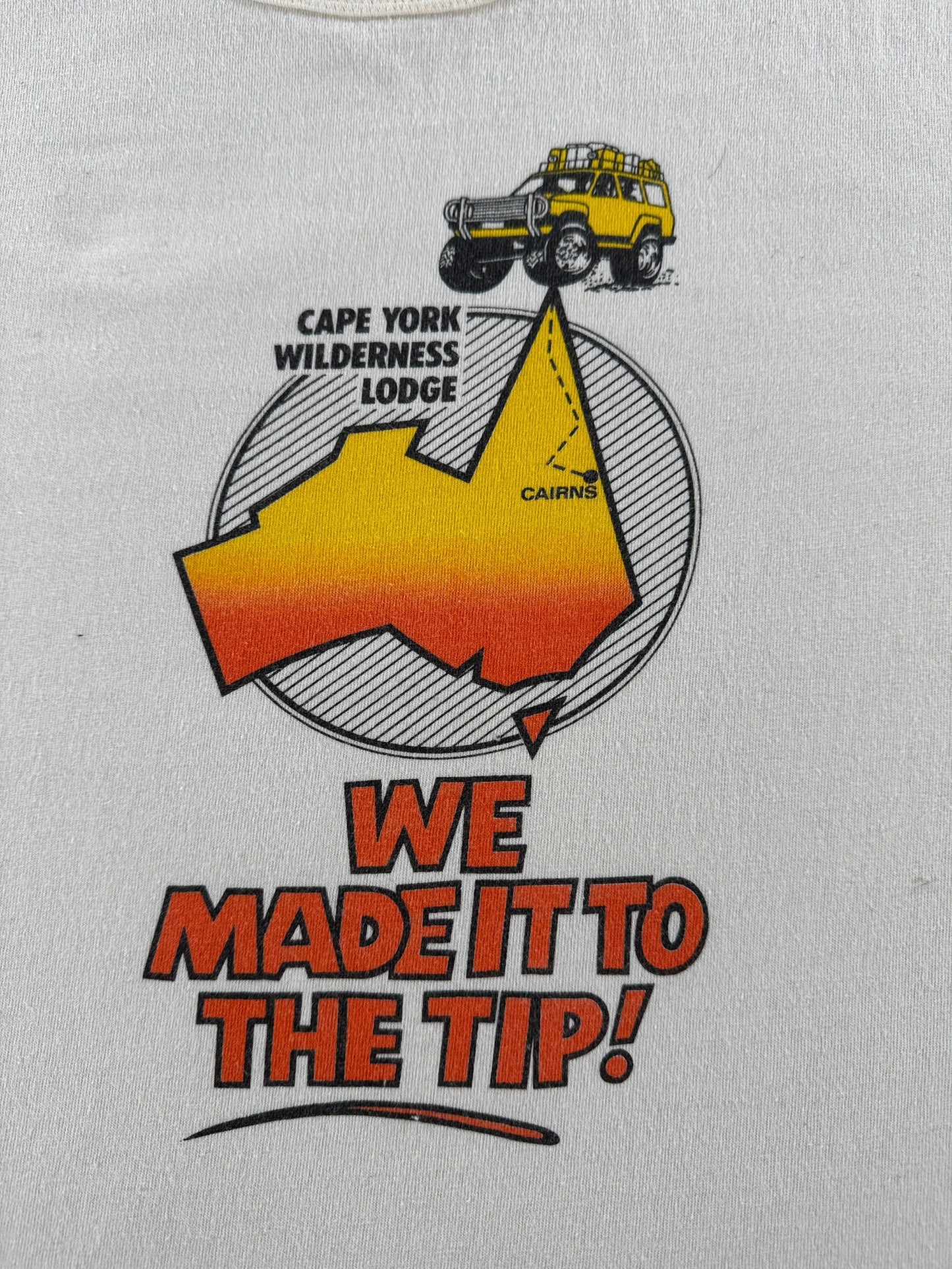 Graphic of Vintage Cape York Wilderness Lodge Tee SZ L