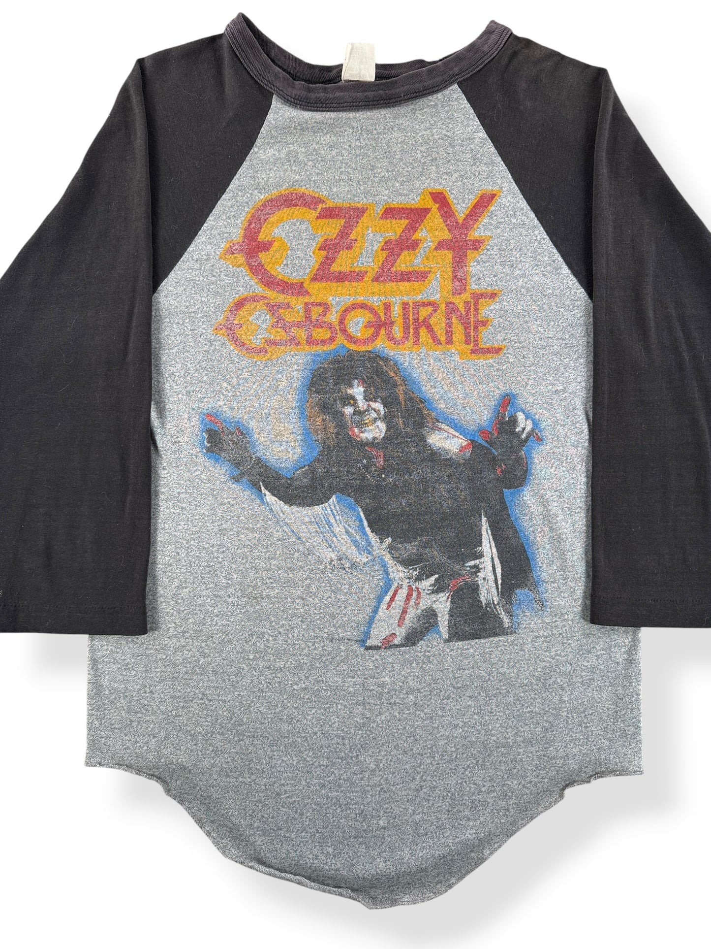 Vintage Ozzy Osbourne Diary of a Madman Raglan Tee SZ M (Fits XS/S)