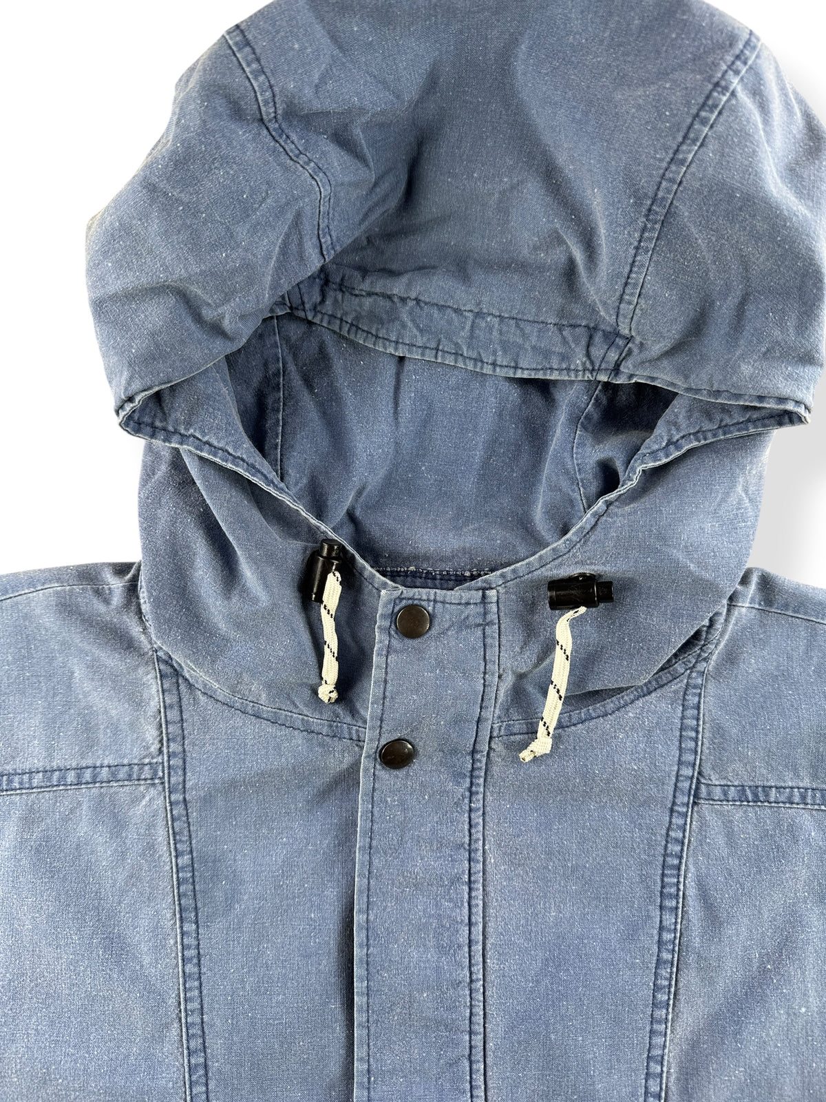 Hood on Vintage Valhalla Blue Anorak SZ M