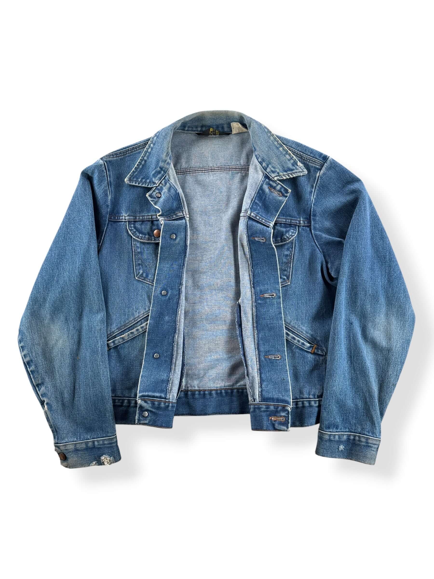 Inside of Vintage Wrangler No-Fault Denim Jacket SZ 42