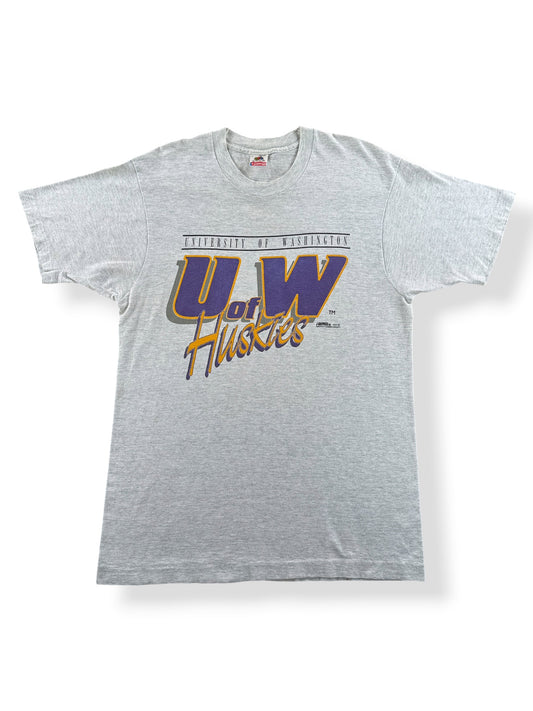 Front of Vintage UW Huskies Tee SZ L