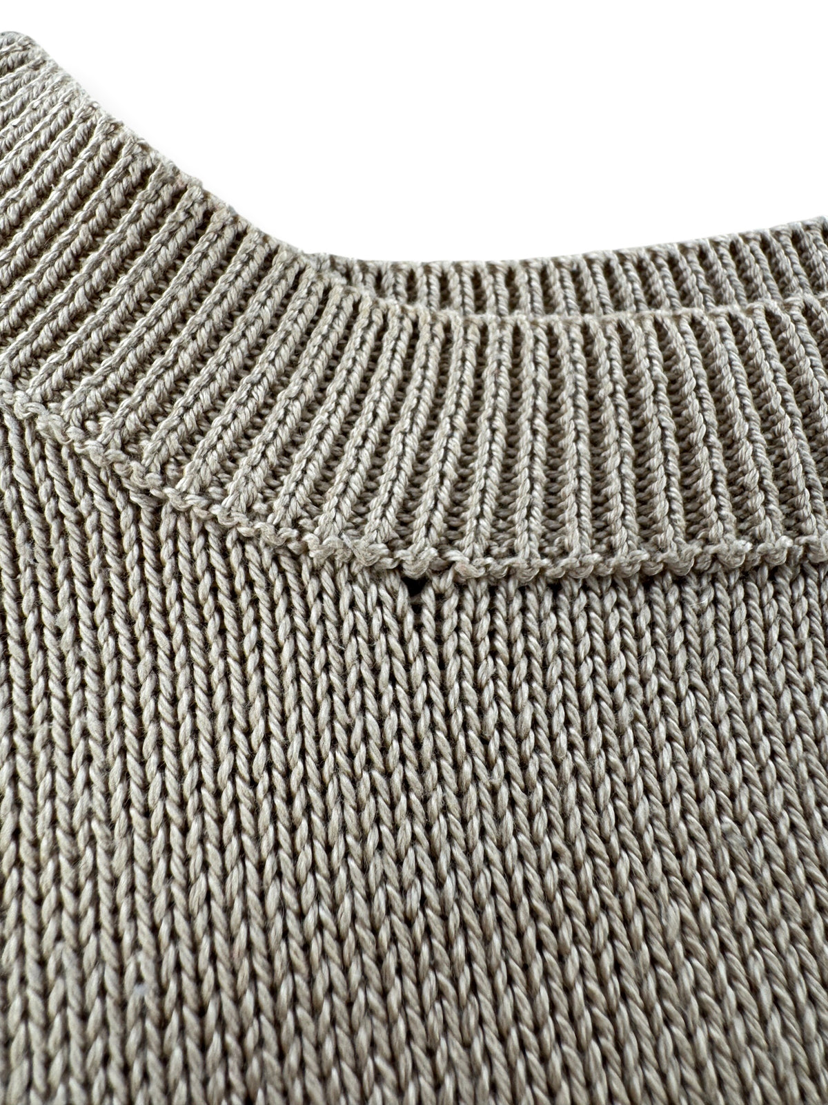 Small hole near collar on Vintage Calvin Klein Cropped Cotton Sweater SZ S