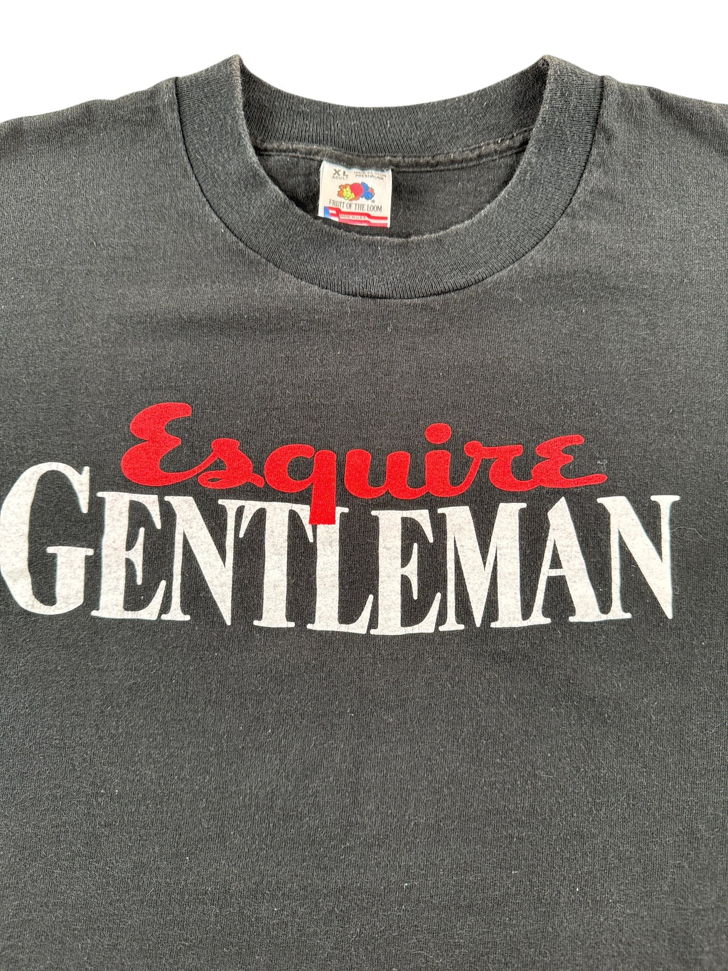Graphic of Vintage Esquire Country Gentleman Tee SZ XL