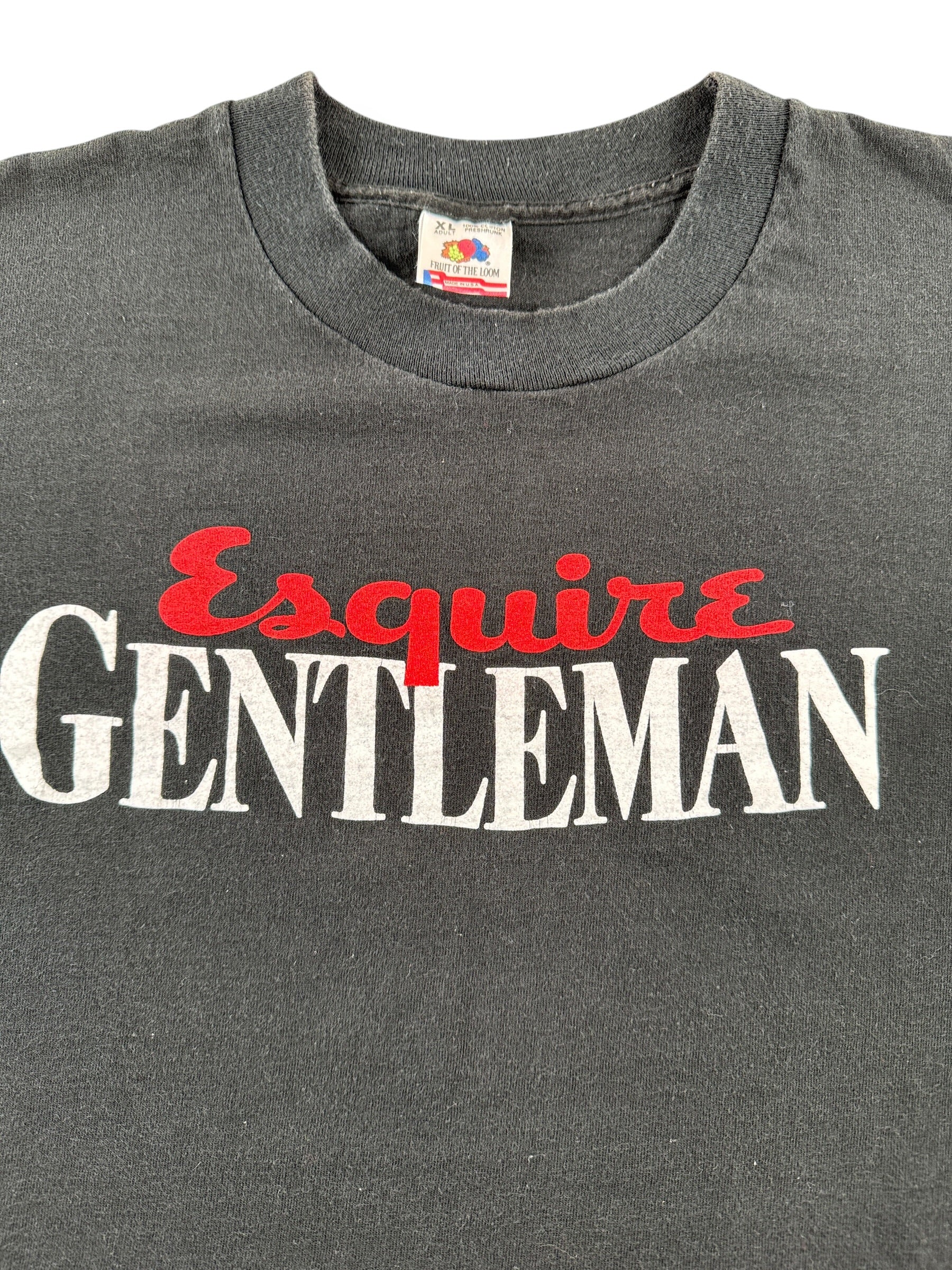 Graphic of Vintage Esquire Country Gentleman Tee SZ XL