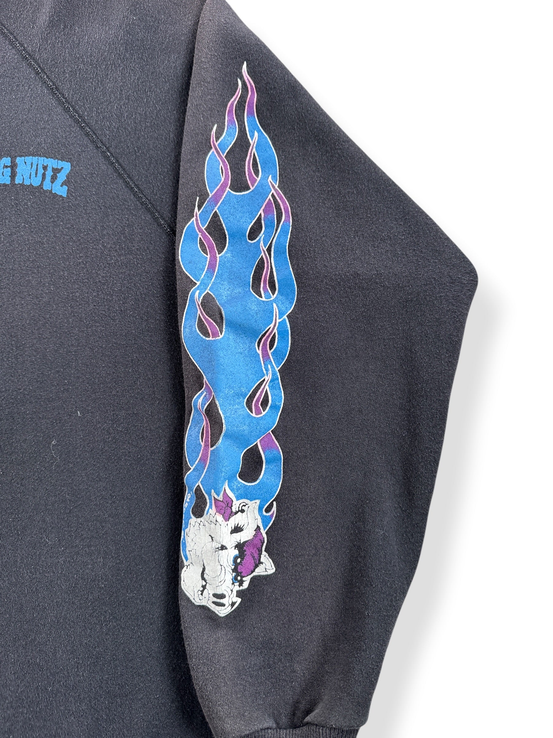 Sleeve on Vintage Hawg Nuts Chop Shop Crewneck SZ XXL (Fits L)