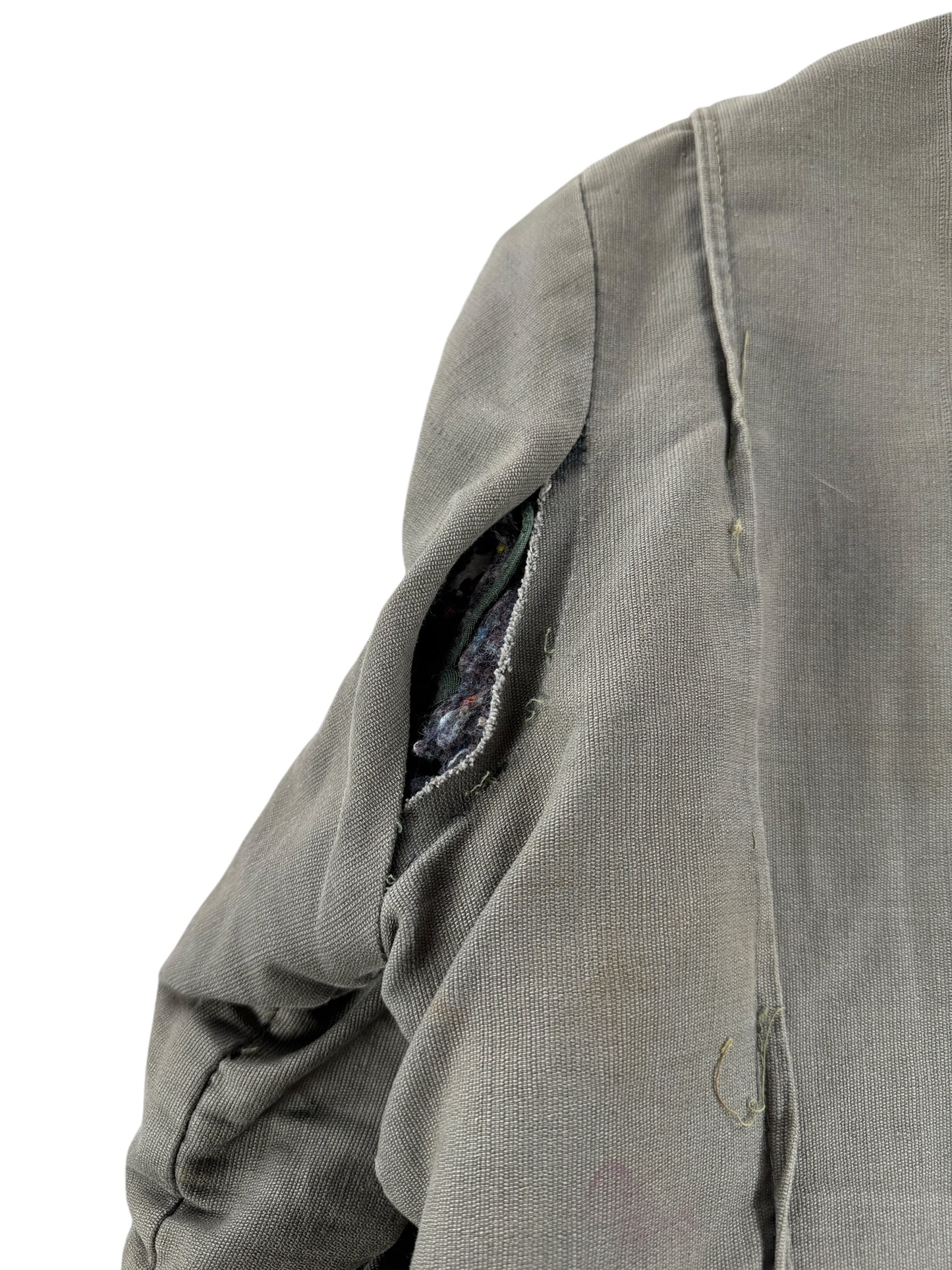 Hole on Vintage Civilian Tanker Jacket SZ L - AS IS