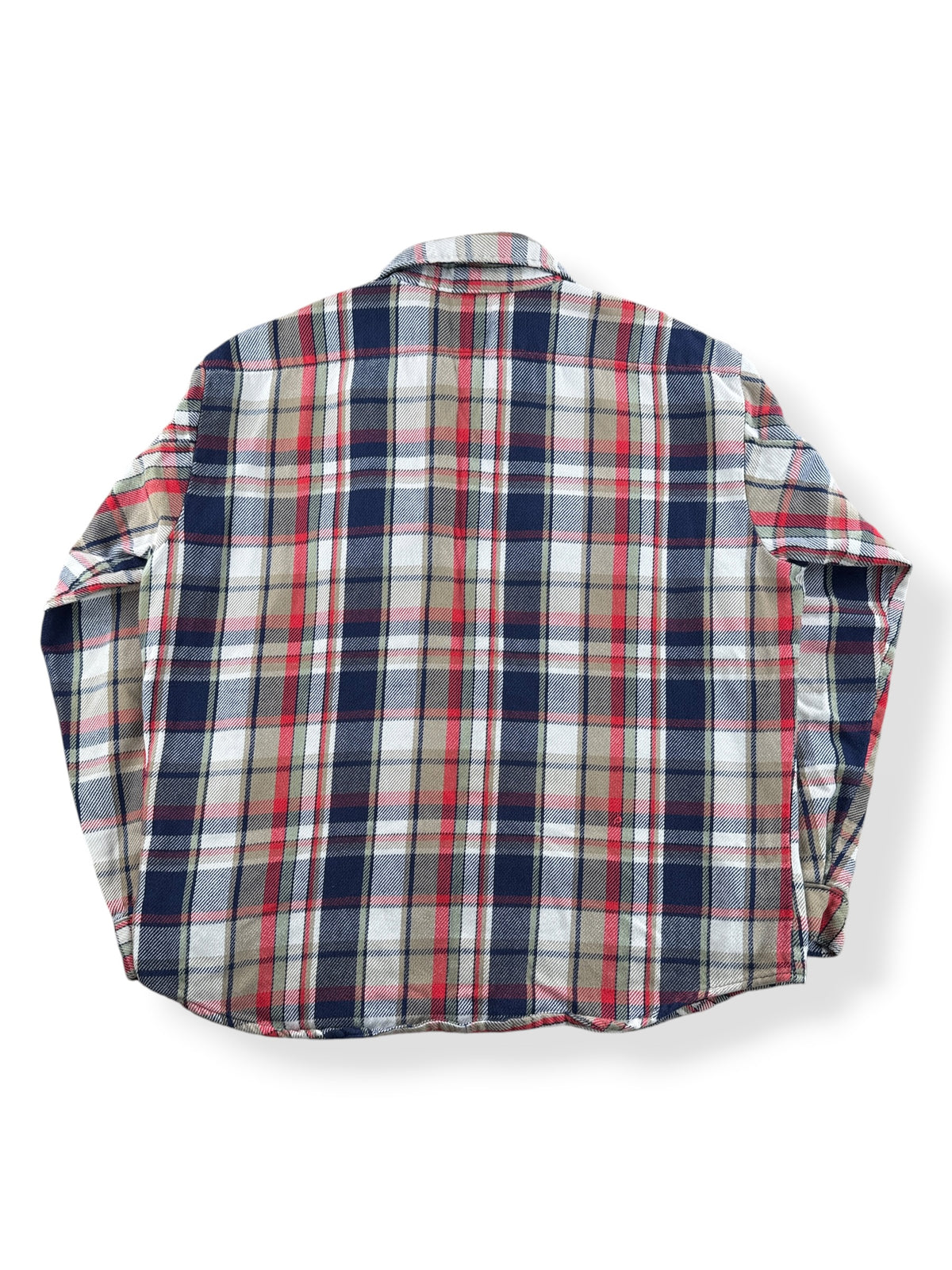 Back of Vintage 1970s/80s Big Mike Cotton Woven Flannel SZ XL